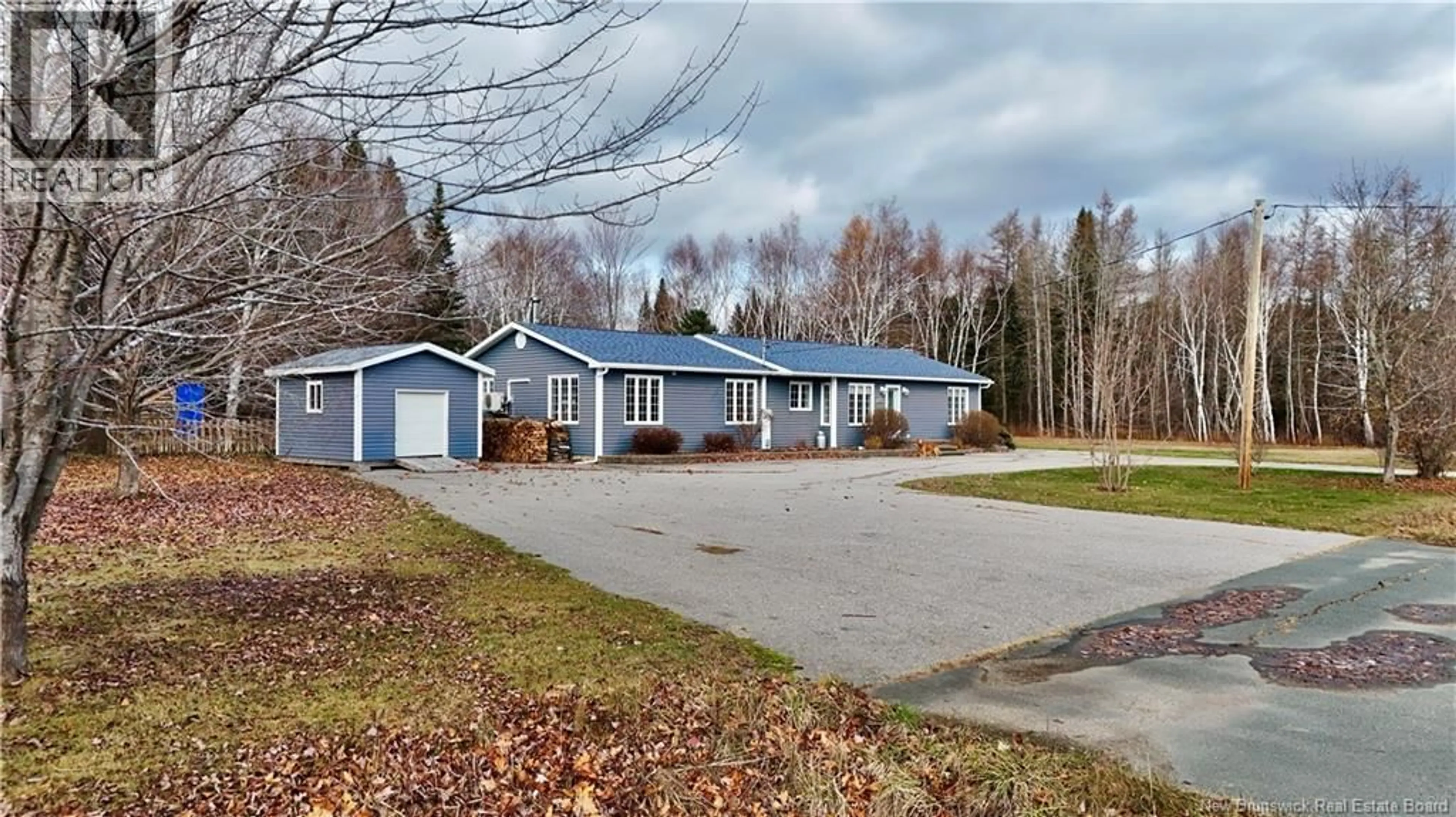 A pic from outside/outdoor area/front of a property/back of a property/a pic from drone, street for 2882 TETAGOUCHE NORTH, North Tetagouche New Brunswick E2A4Y7