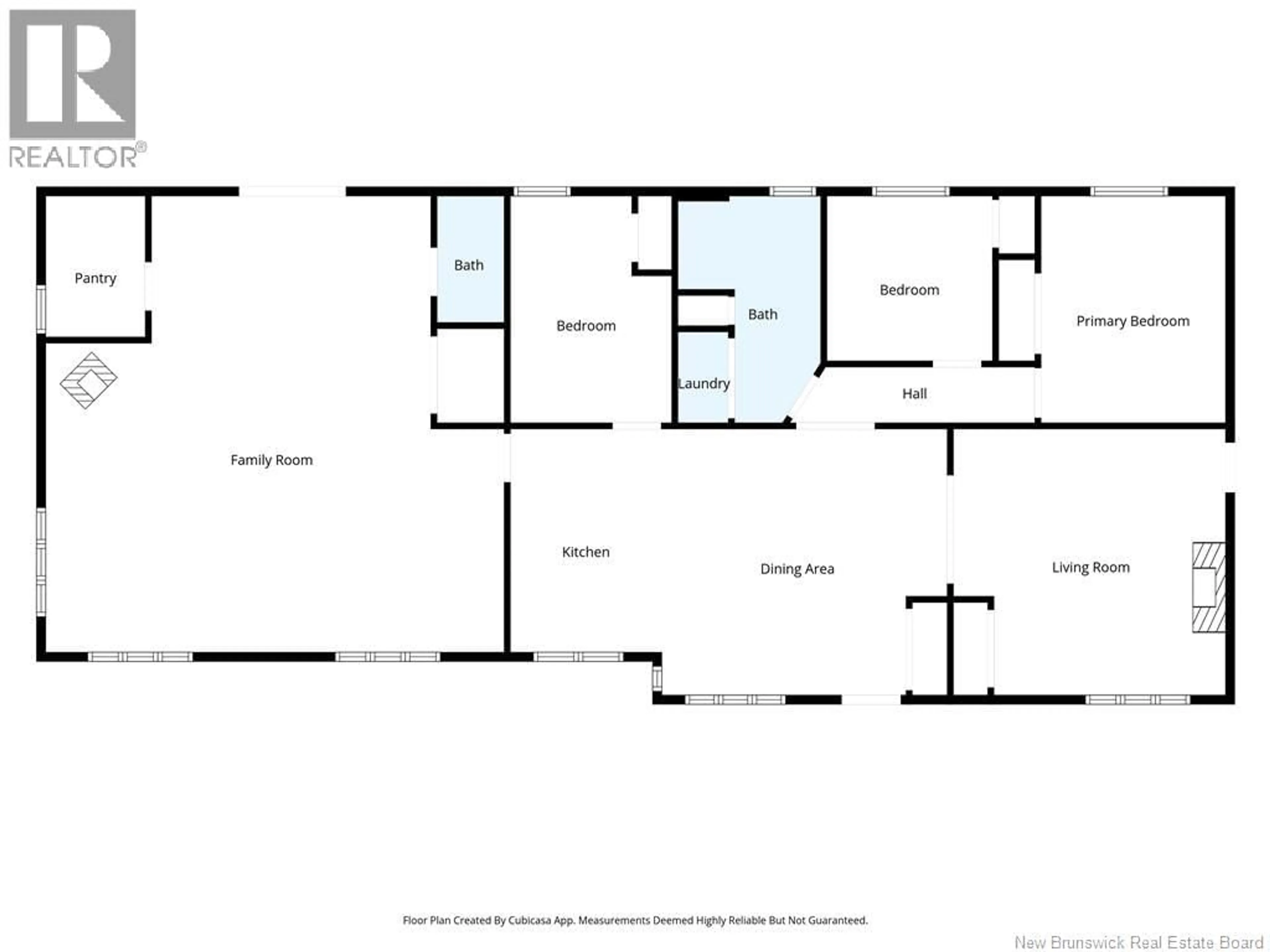 Floor plan for 2882 TETAGOUCHE NORTH, North Tetagouche New Brunswick E2A4Y7