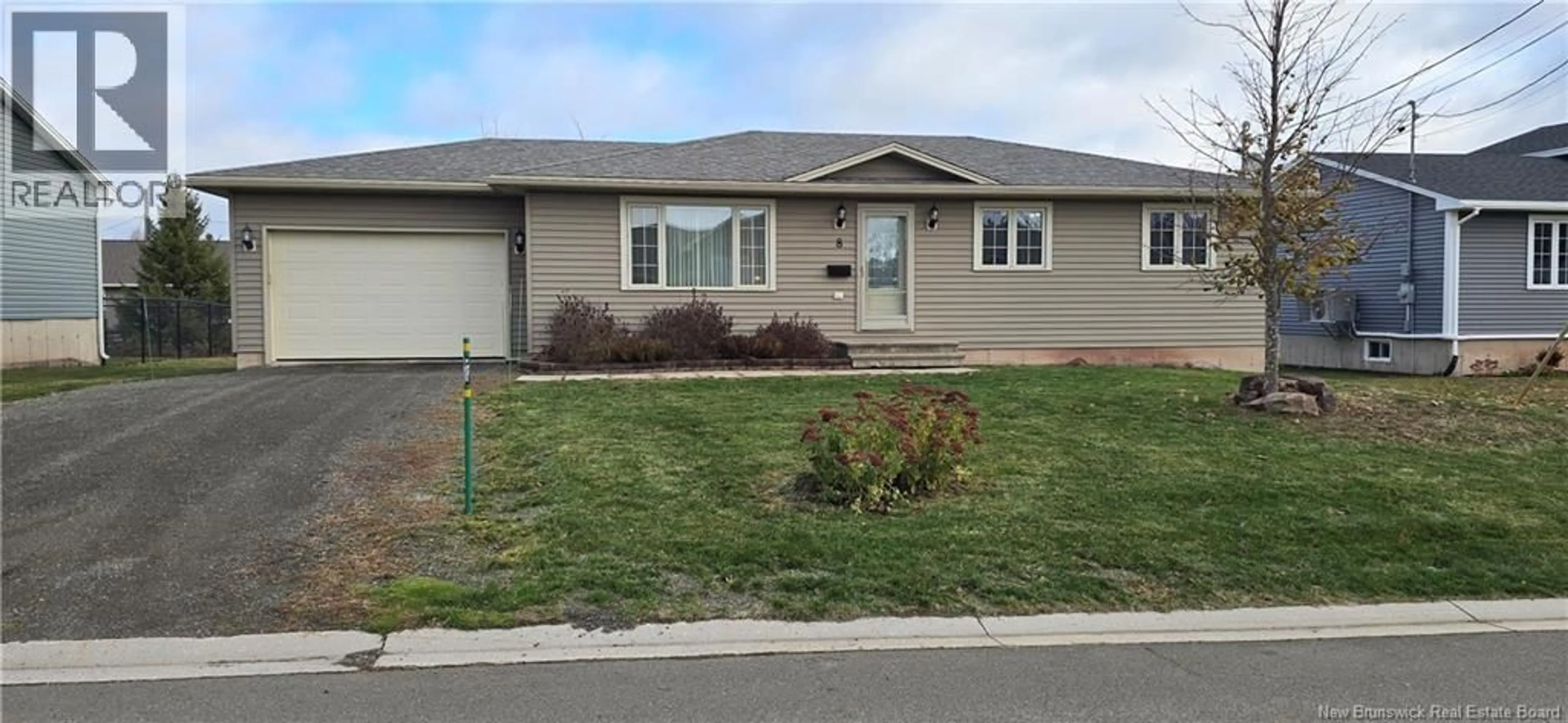 Home with vinyl exterior material, street for 8 HOLLY, Riverview New Brunswick E1B0E7