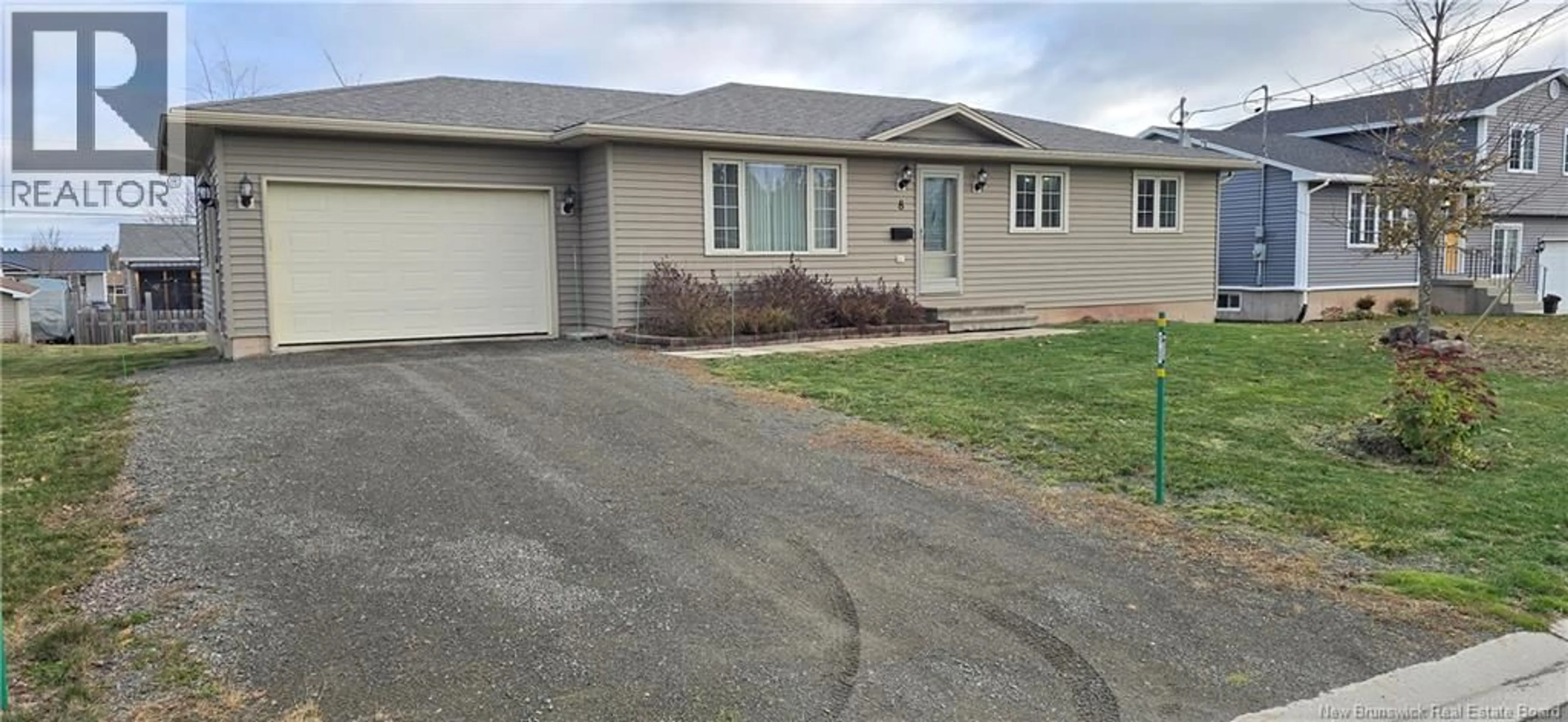 Home with vinyl exterior material, street for 8 HOLLY, Riverview New Brunswick E1B0E7