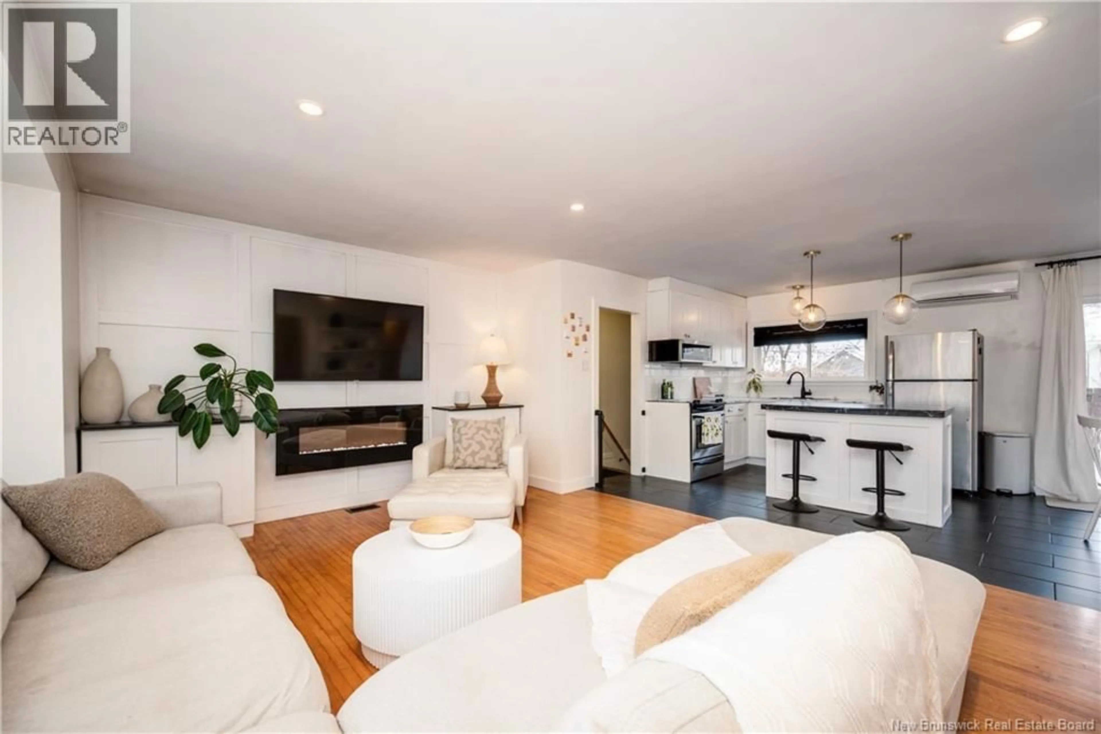 Living room with furniture, unknown for 29 HOWS, Moncton New Brunswick E1E1S9