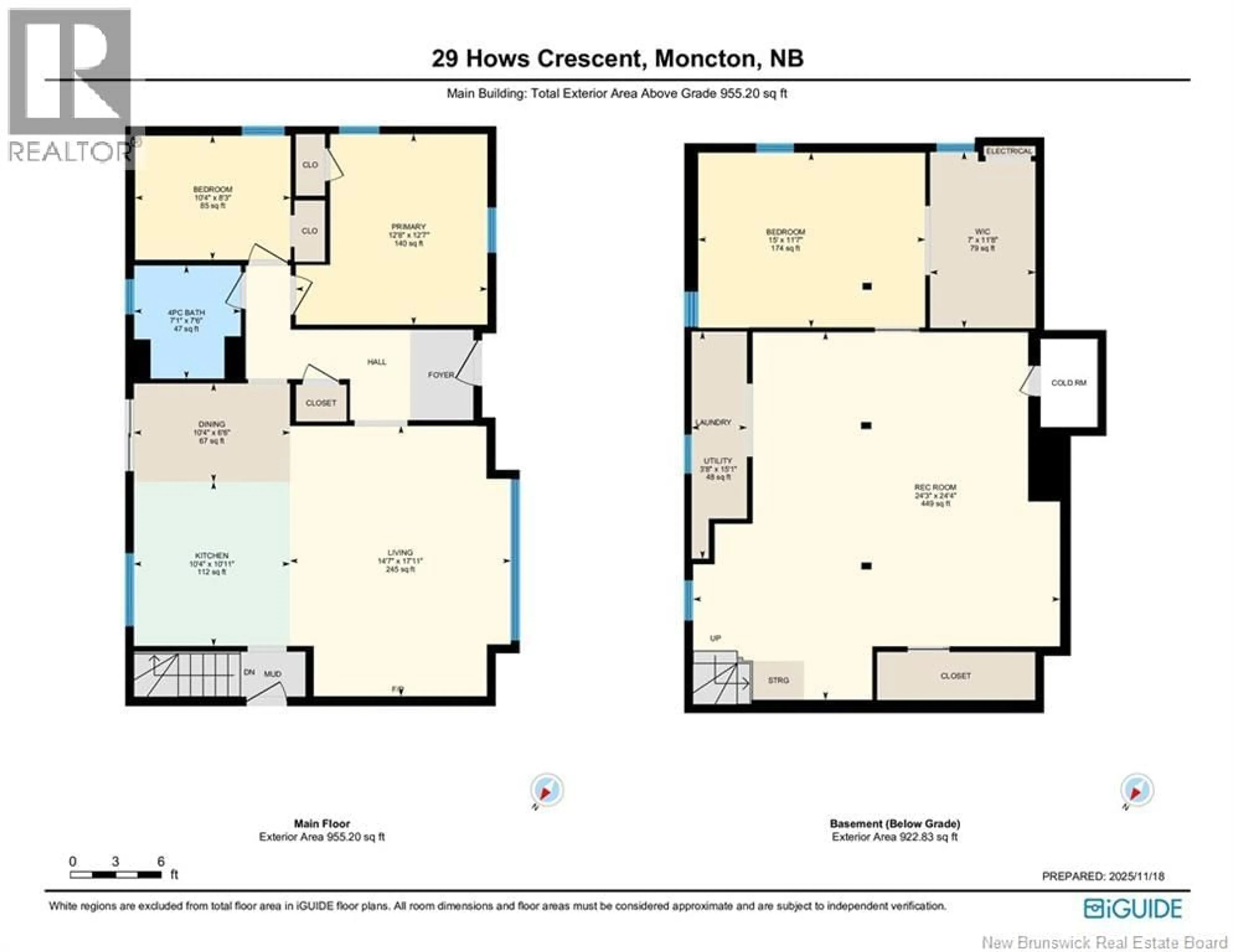 Floor plan for 29 HOWS, Moncton New Brunswick E1E1S9