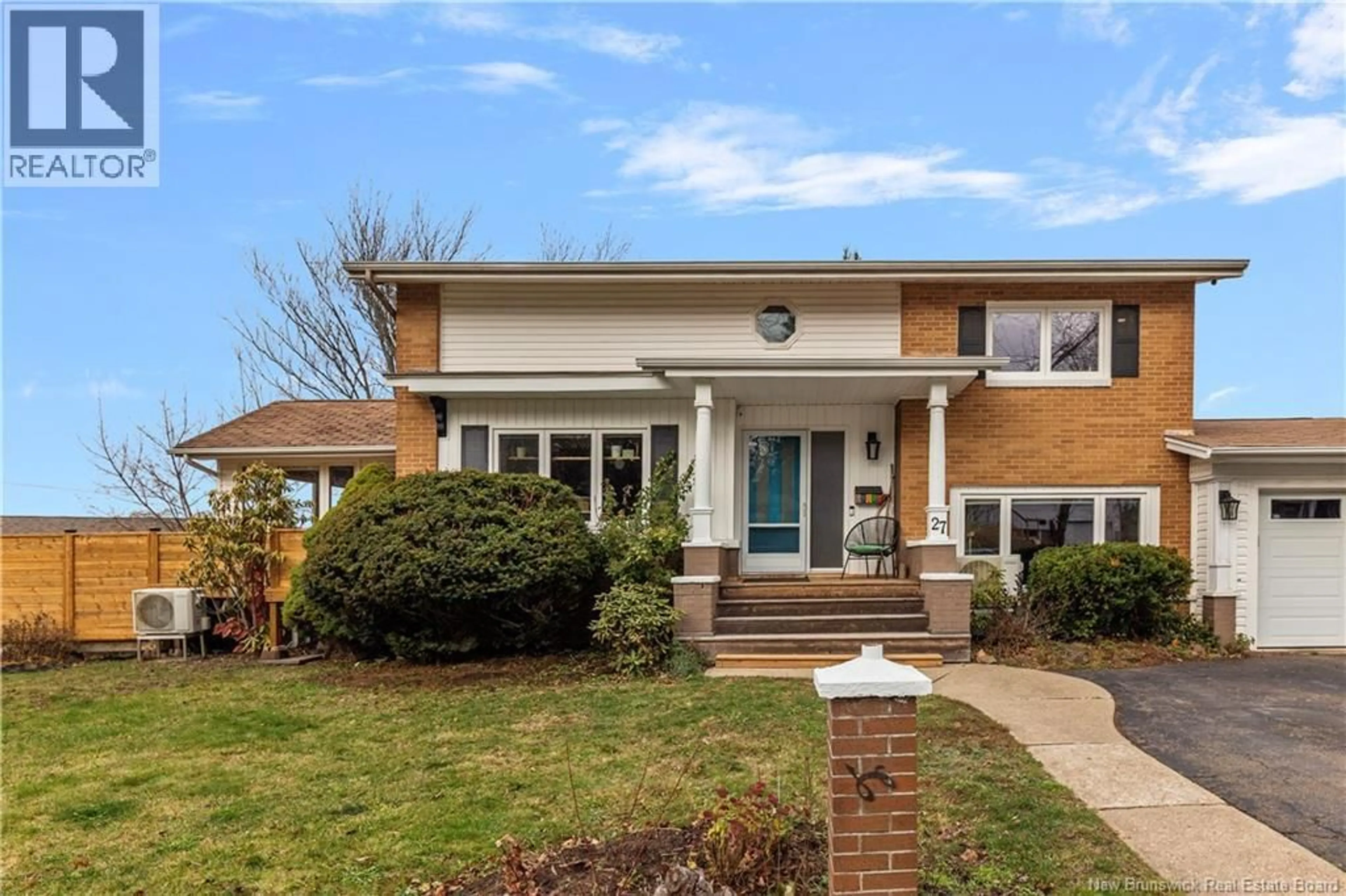 Home with brick exterior material, street for 27 MONTCLAIR AVENUE, Moncton New Brunswick E1E1T7