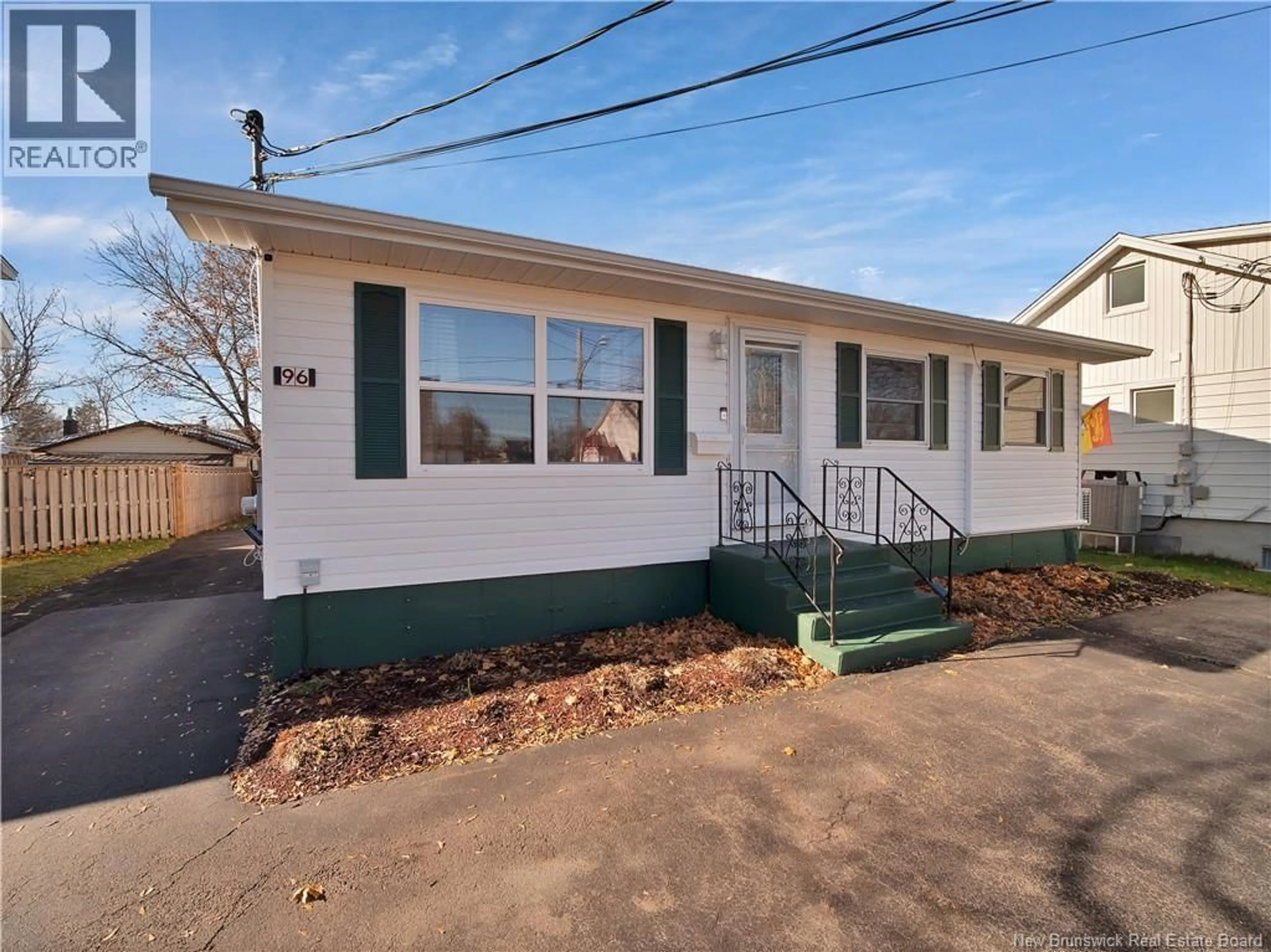 Home with vinyl exterior material, street for 96 ATKINSON, Moncton New Brunswick E1C7S5