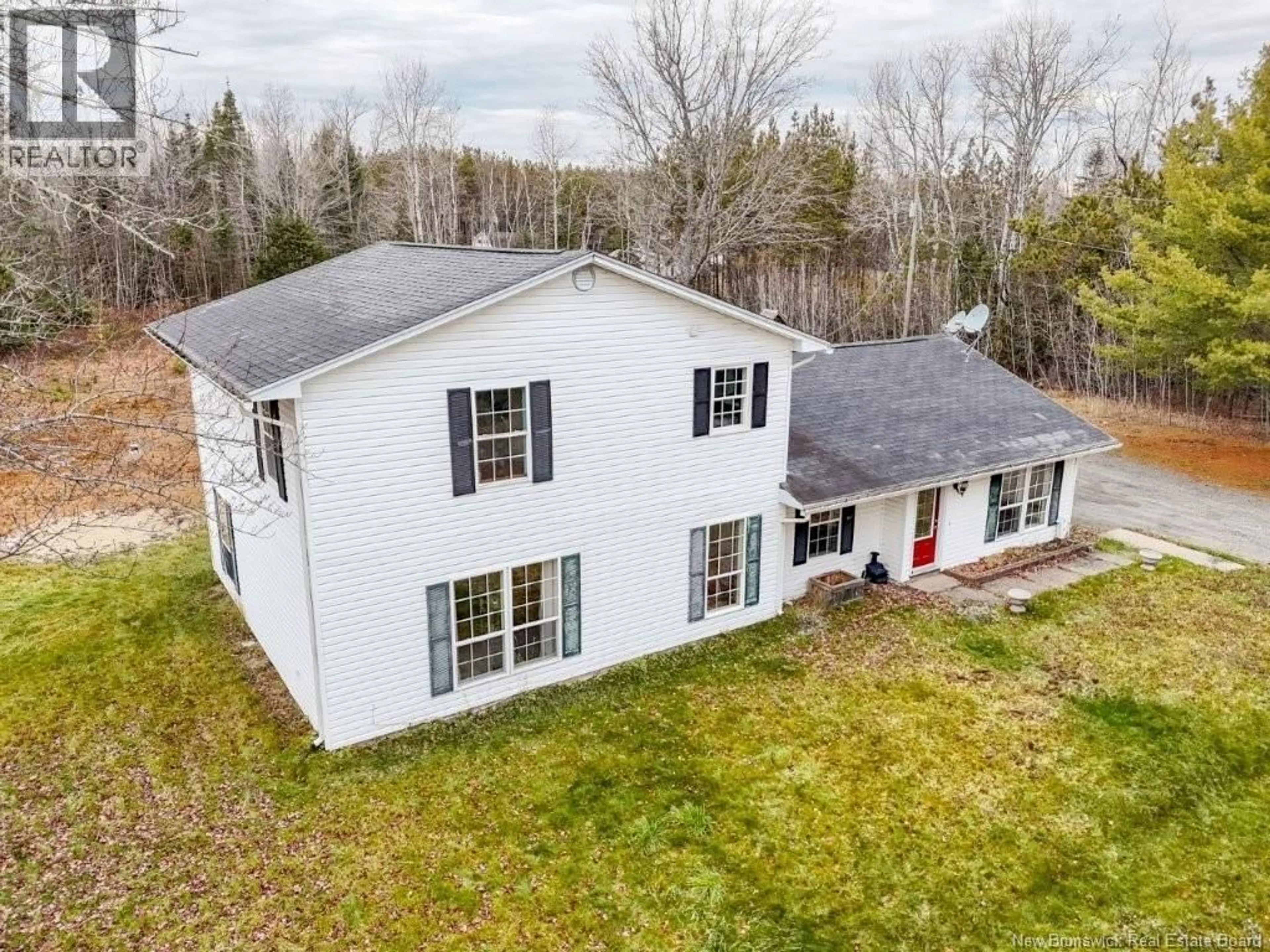 A pic from outside/outdoor area/front of a property/back of a property/a pic from drone, building for 2416 ROUTE 101, Beaver Dam New Brunswick E3B7V3