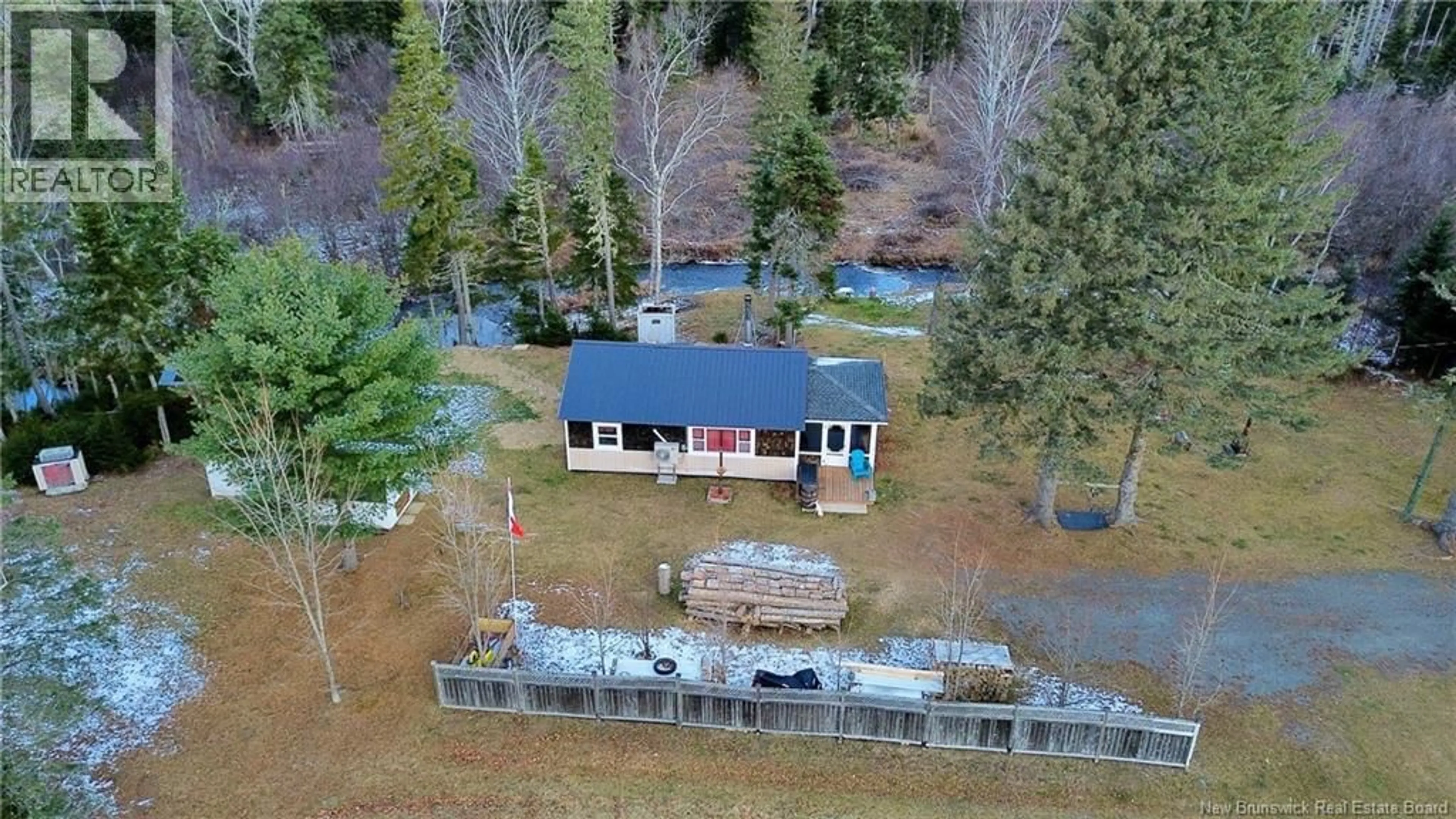 A pic from outside/outdoor area/front of a property/back of a property/a pic from drone, water/lake/river/ocean view for 15 NORTH RIDGE ROAD, Foreston New Brunswick E7L1K4