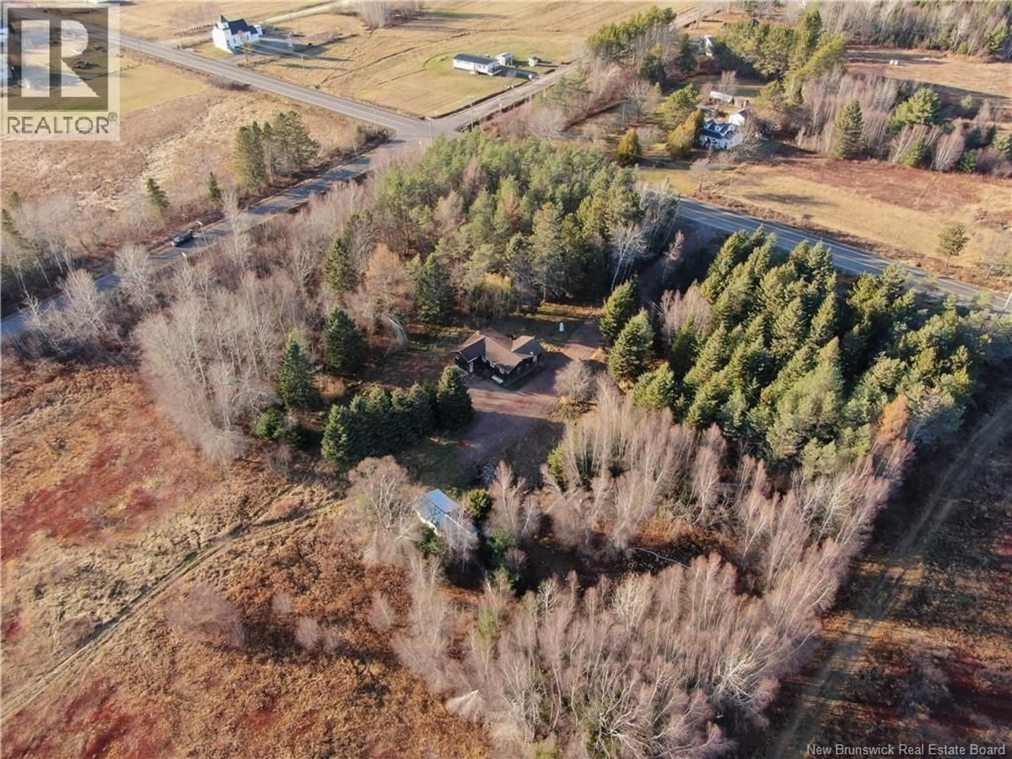 A pic from outside/outdoor area/front of a property/back of a property/a pic from drone, unknown for 6304 ROUTE 10, Upper Salmon Creek New Brunswick E3A1E1