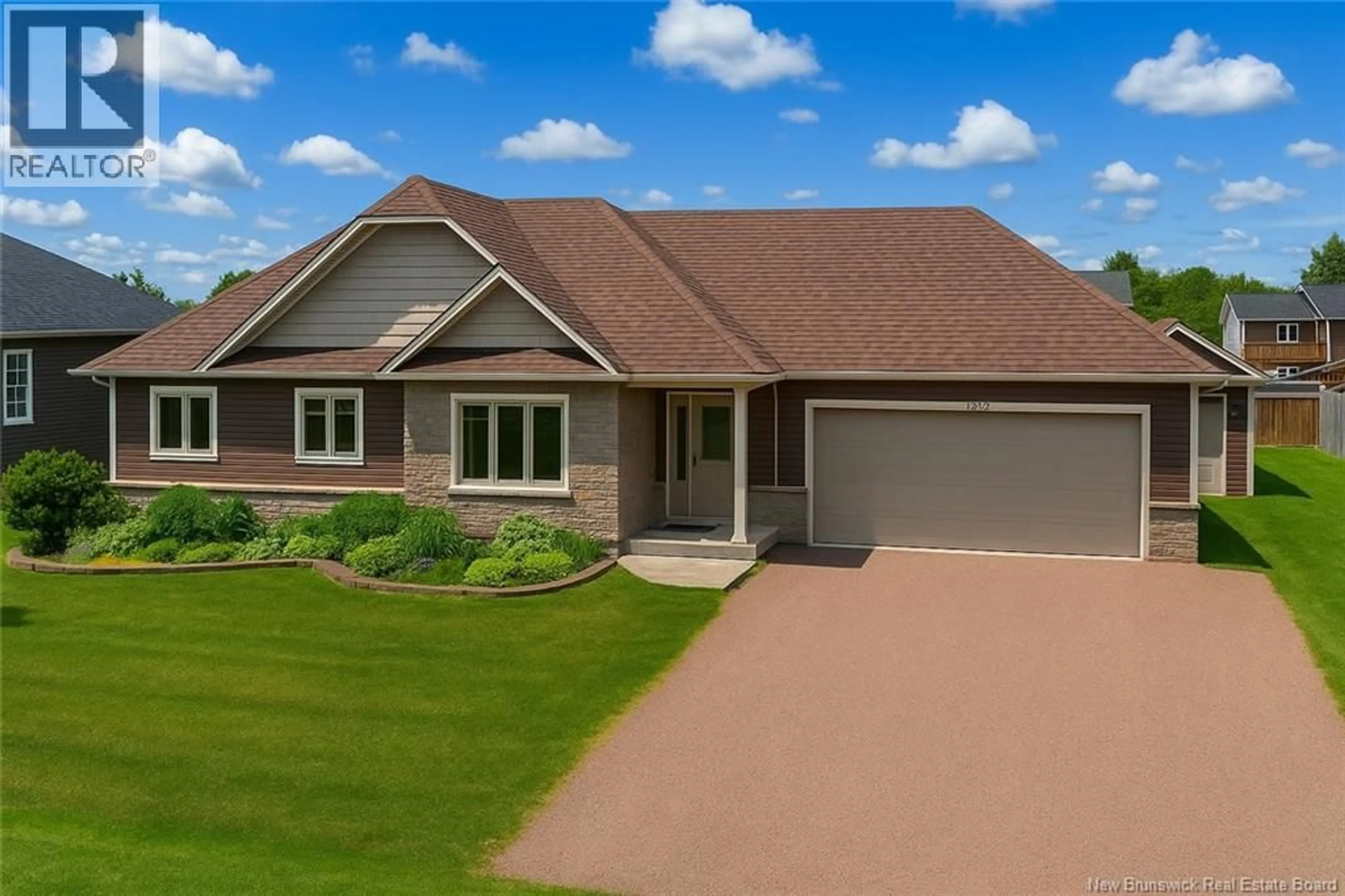 Home with vinyl exterior material, street for 1003 BOURQUE ROAD, Dieppe New Brunswick E1A8S7