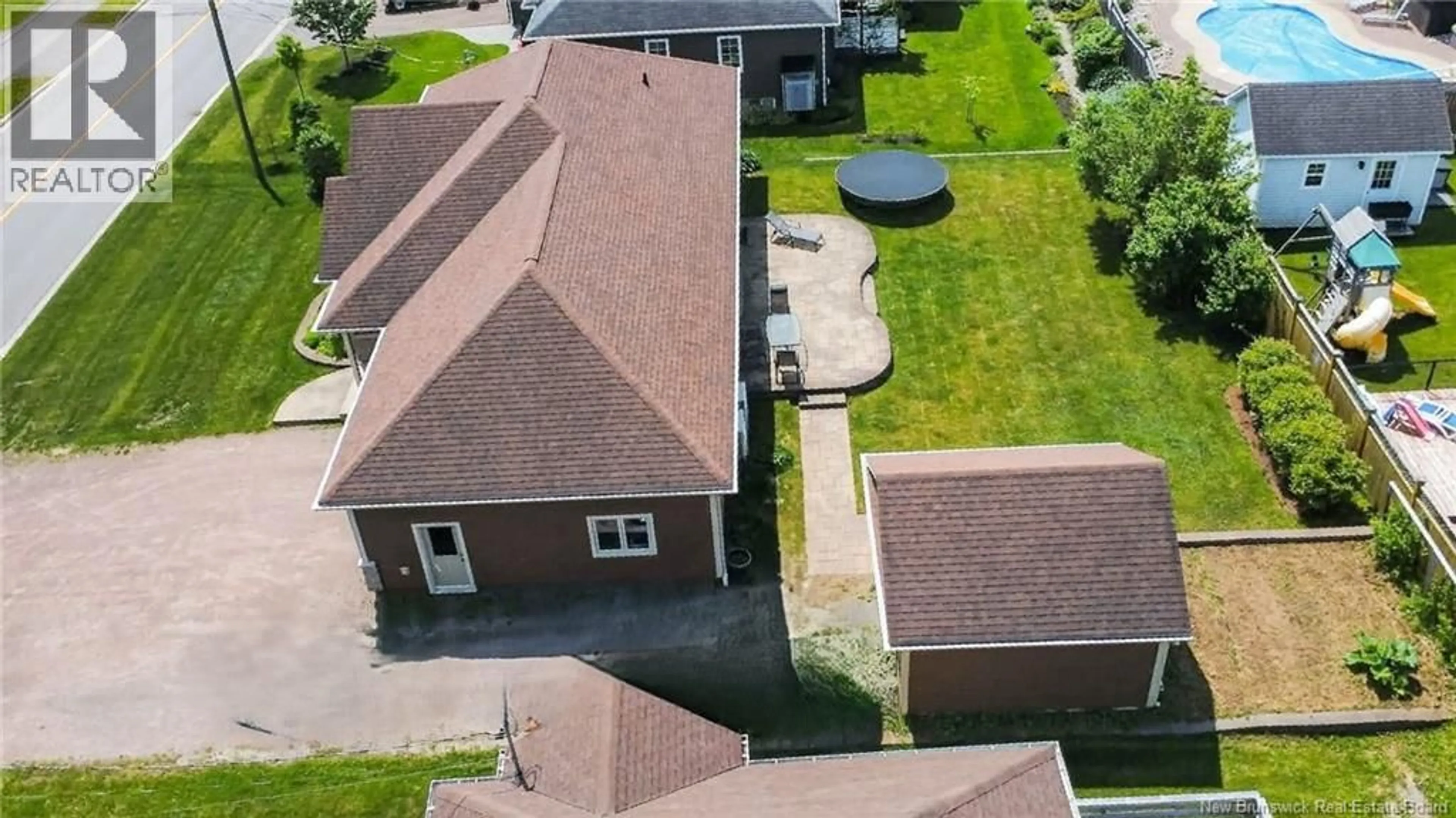 A pic from outside/outdoor area/front of a property/back of a property/a pic from drone, street for 1003 BOURQUE ROAD, Dieppe New Brunswick E1A8S7