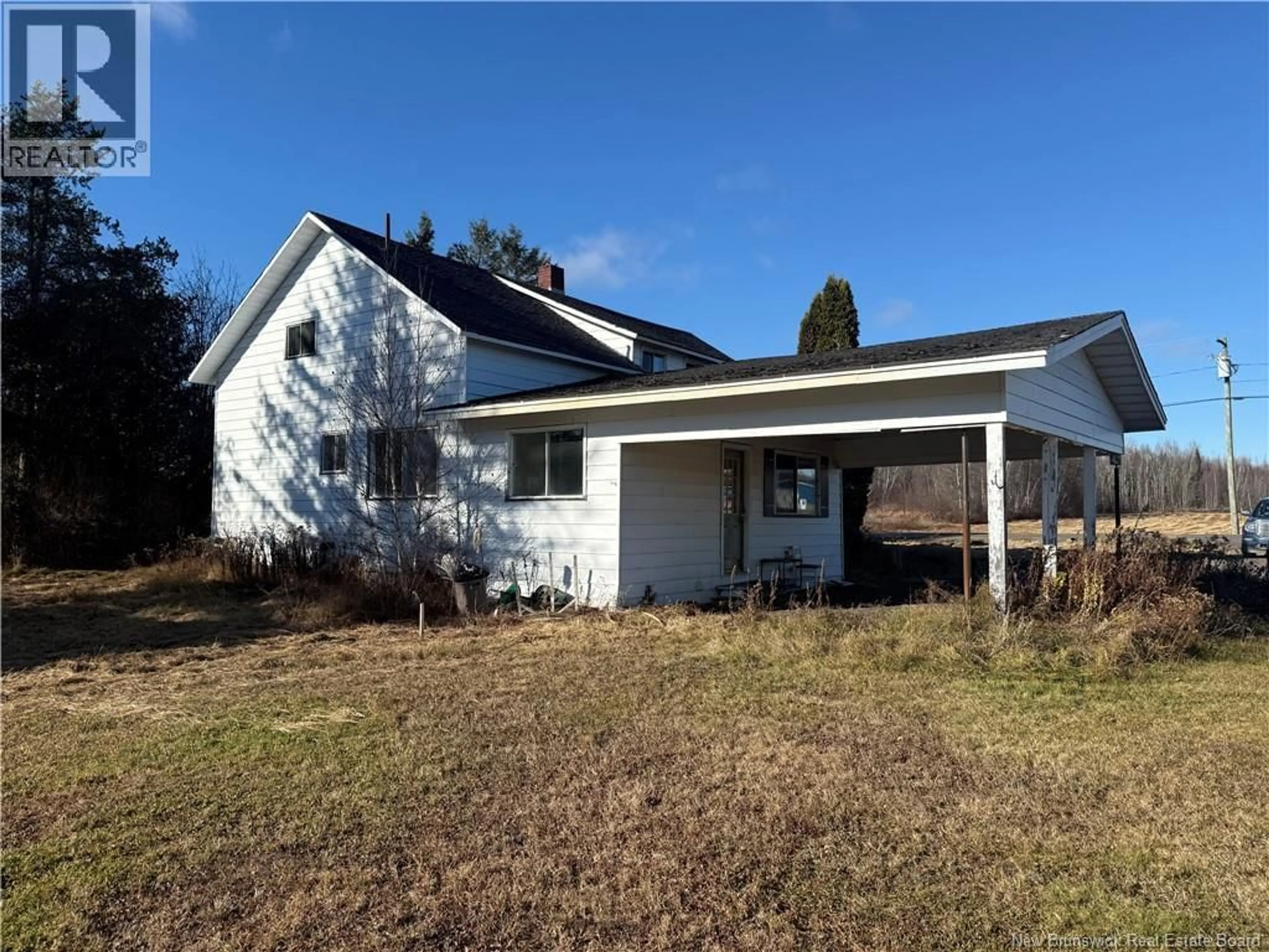 A pic from outside/outdoor area/front of a property/back of a property/a pic from drone, unknown for 6276 ROUTE 10, Upper Salmon Creek New Brunswick E4A1C5