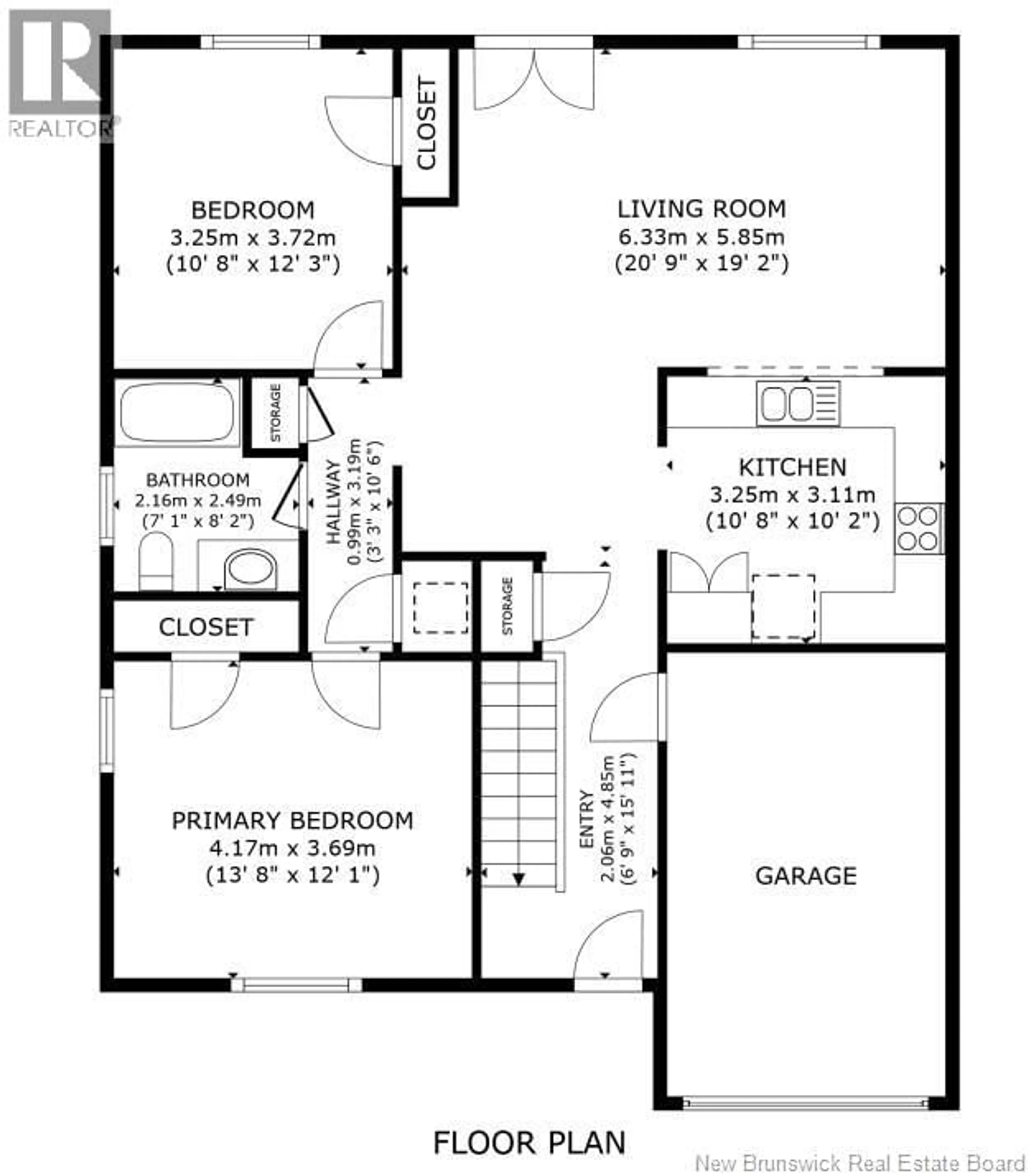 Floor plan for 45 HARLEY AVENUE, Nashwaaksis New Brunswick E3G0J7