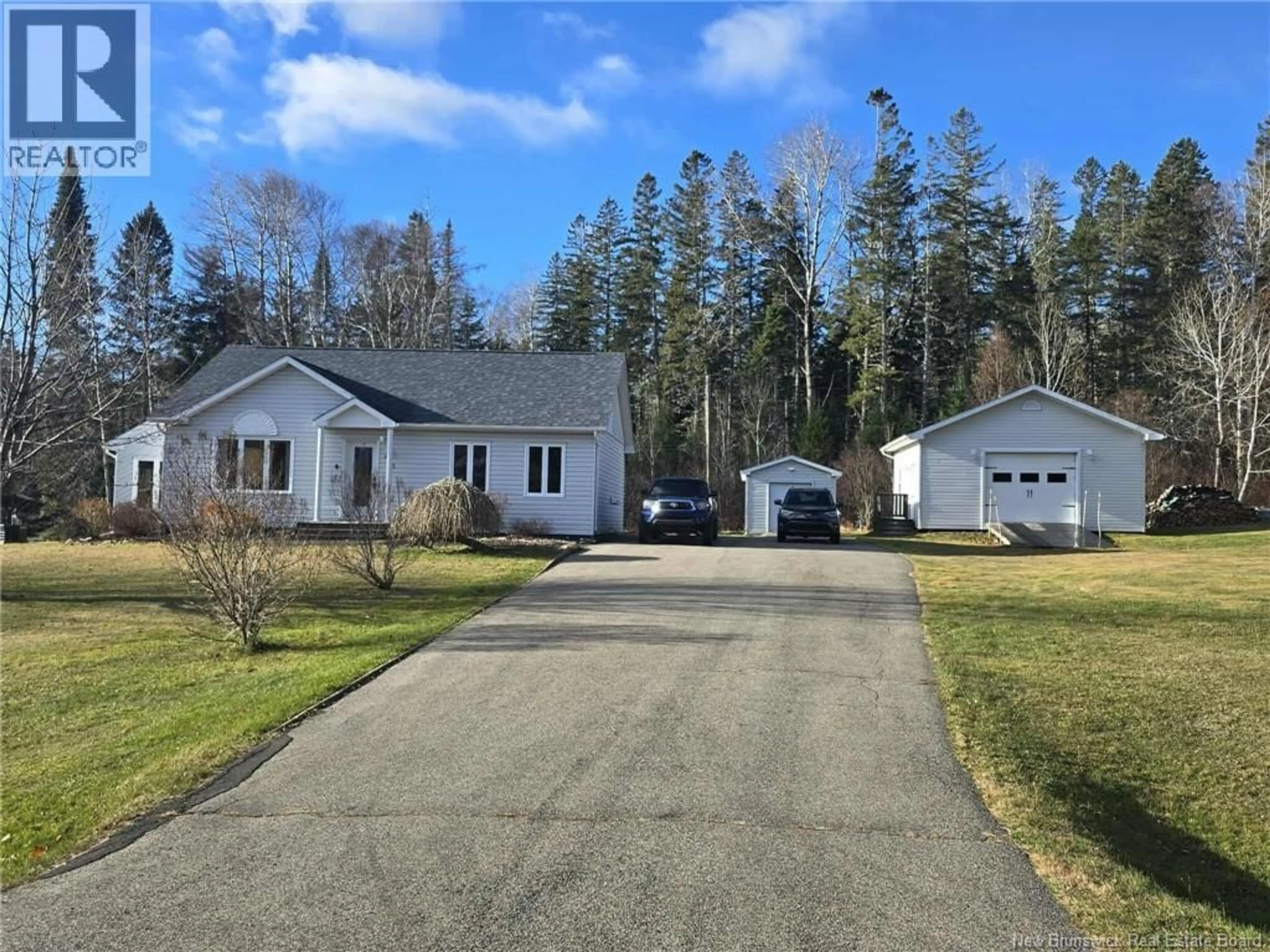 A pic from outside/outdoor area/front of a property/back of a property/a pic from drone, street for 495 DALE, North Tetagouche New Brunswick E2A2Y9