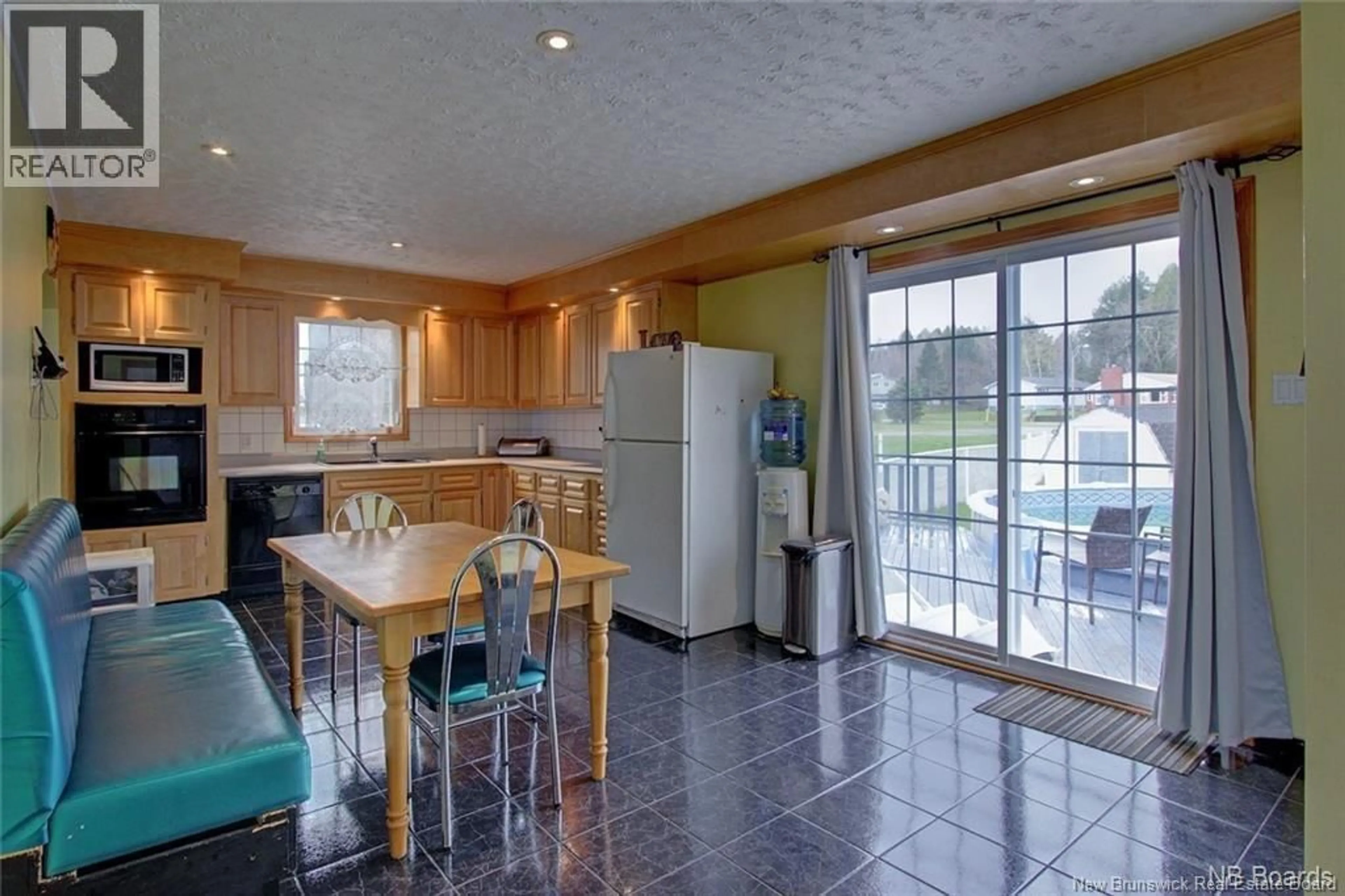 Open concept kitchen, ceramic/tile floor for 29 SNOWBALL CRESCENT, Nackawic New Brunswick E6G1C9