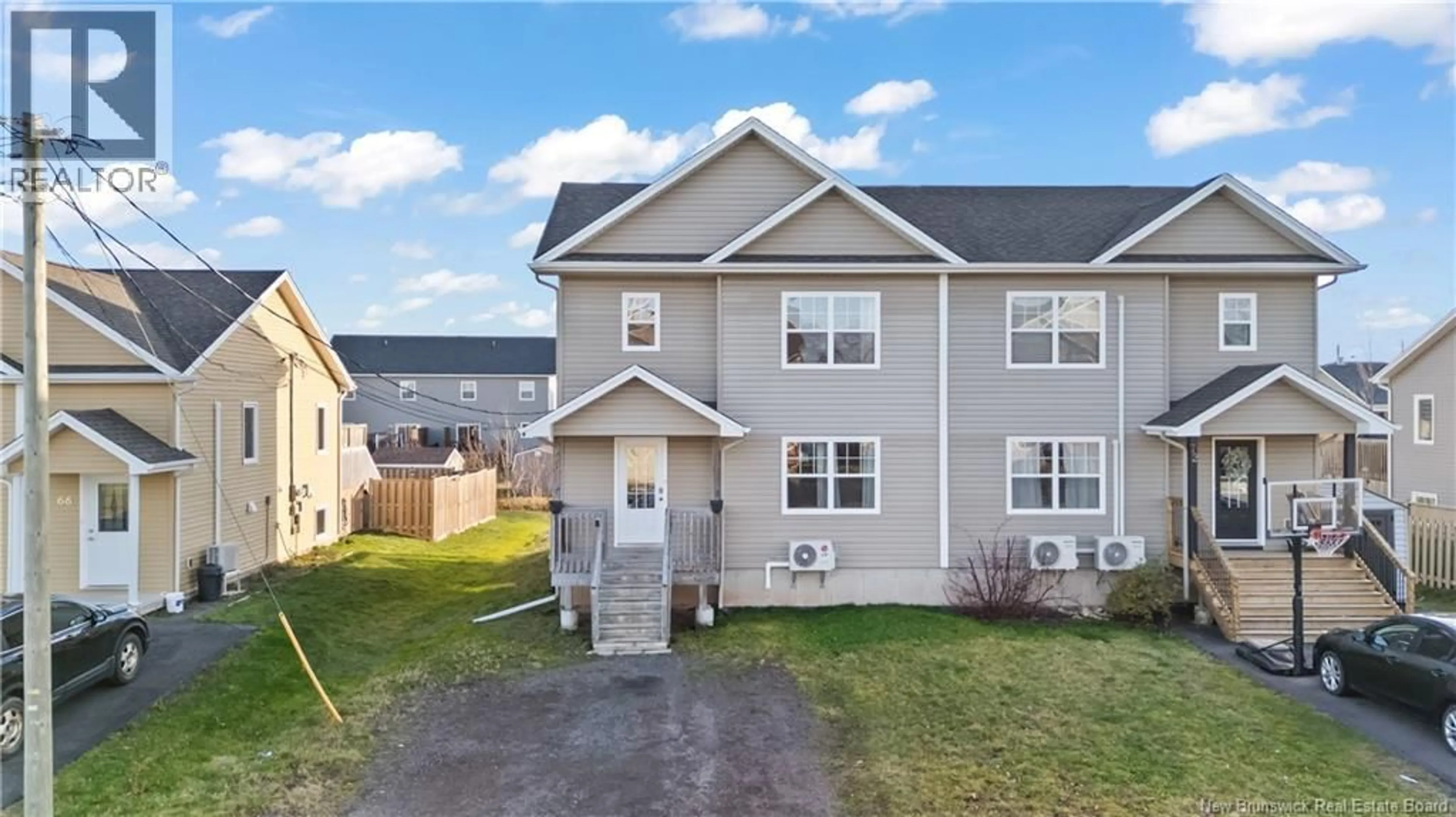 Home with vinyl exterior material, street for 70 GAMBIA STREET, Moncton New Brunswick E1G5K7