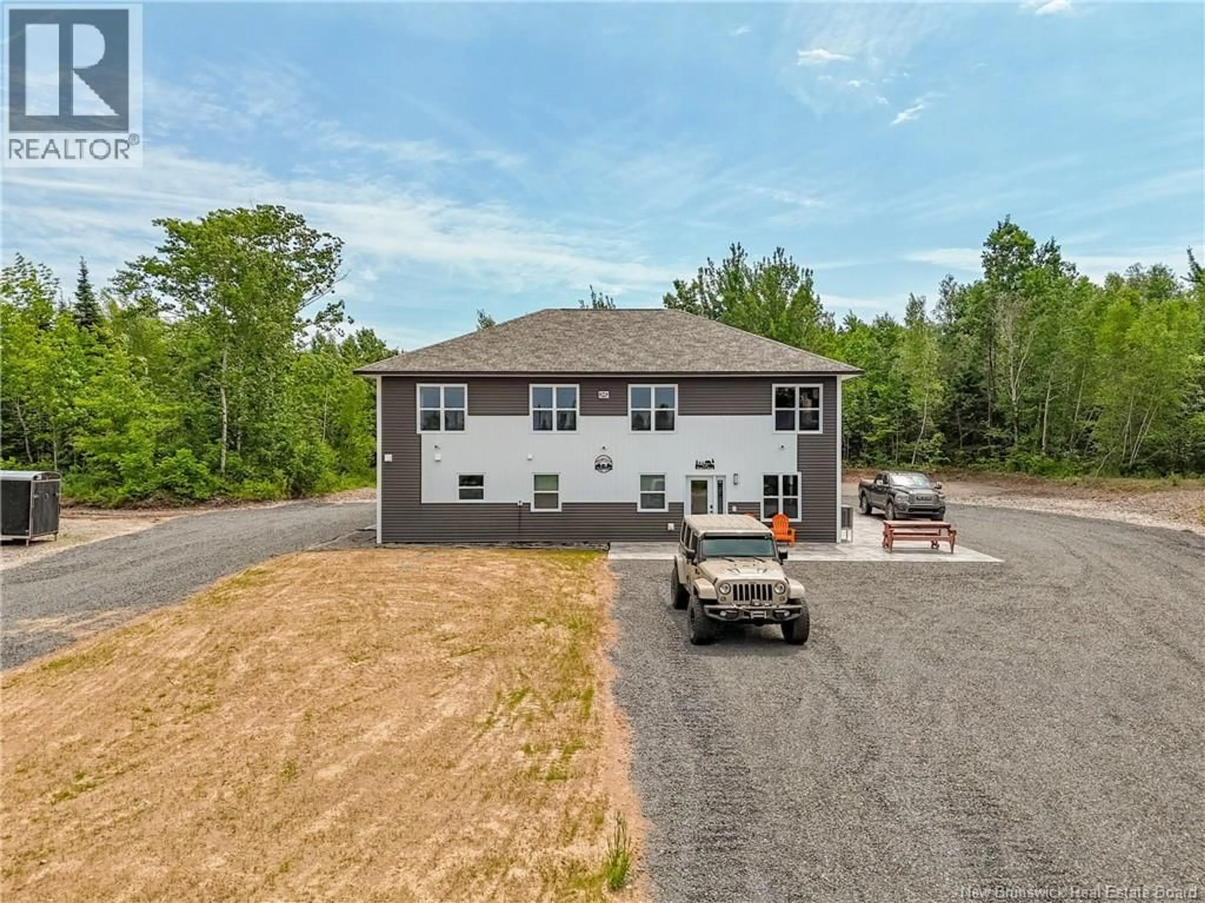 A pic from outside/outdoor area/front of a property/back of a property/a pic from drone, unknown for 300 BOYNE ROAD, Hoyt New Brunswick E5L2C4