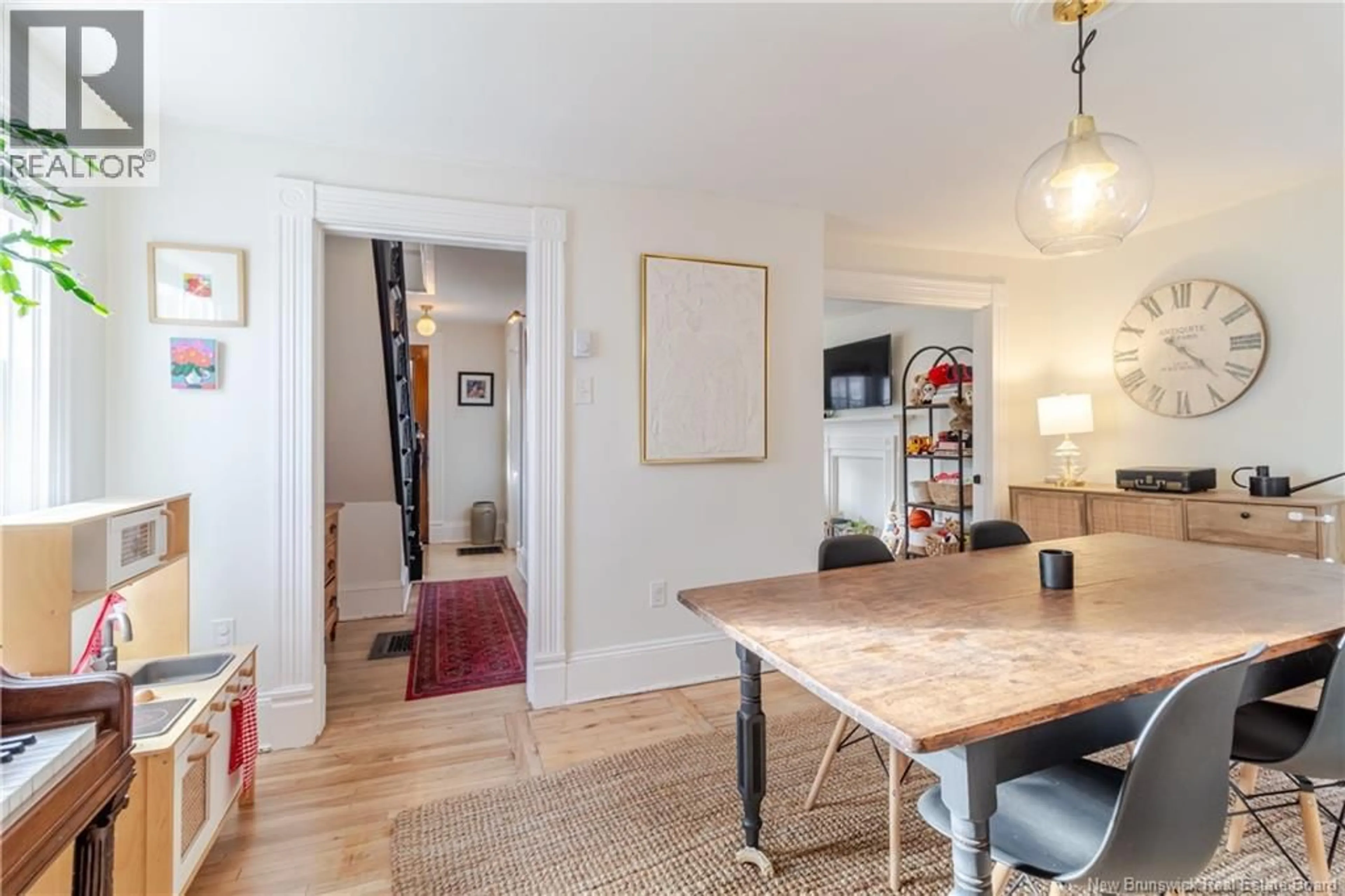 Dining room, wood/laminate floor for 363 CHARLOTTE STREET, Fredericton New Brunswick E3B1L6