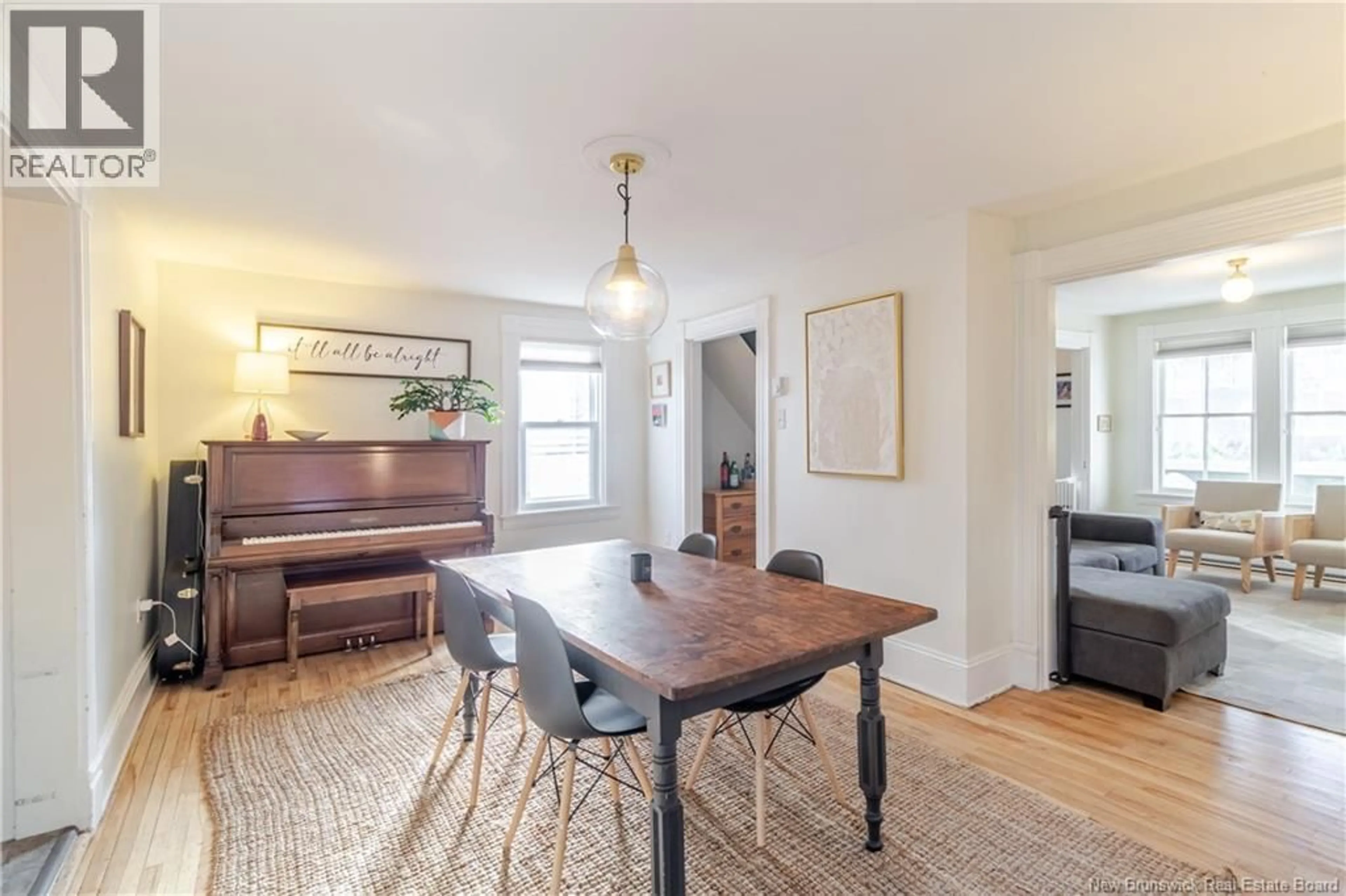 Dining room, wood/laminate floor for 363 CHARLOTTE STREET, Fredericton New Brunswick E3B1L6