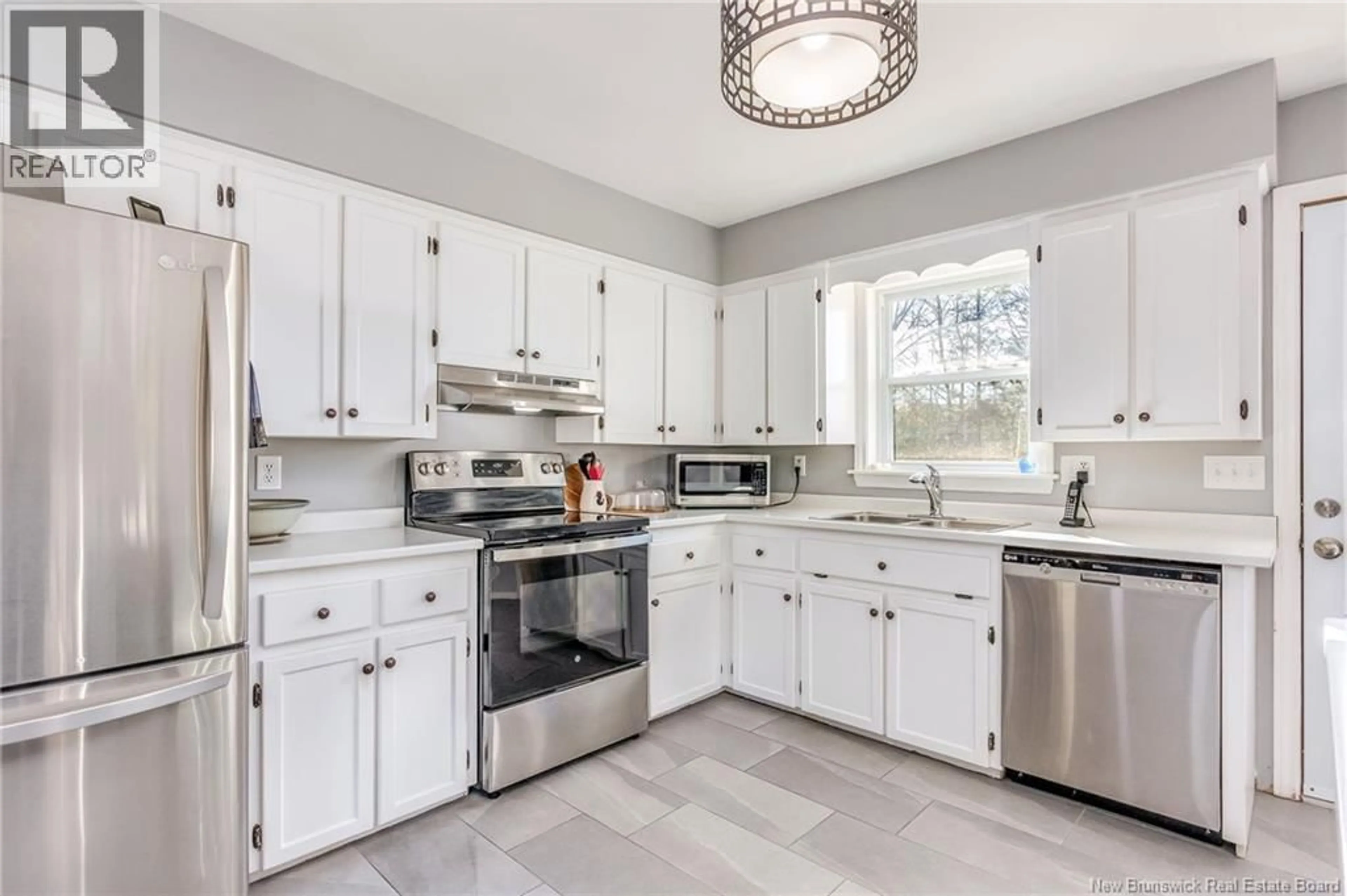 Open concept kitchen, ceramic/tile floor for 30 ROBERTS LANE, Rothesay New Brunswick E2E1B6