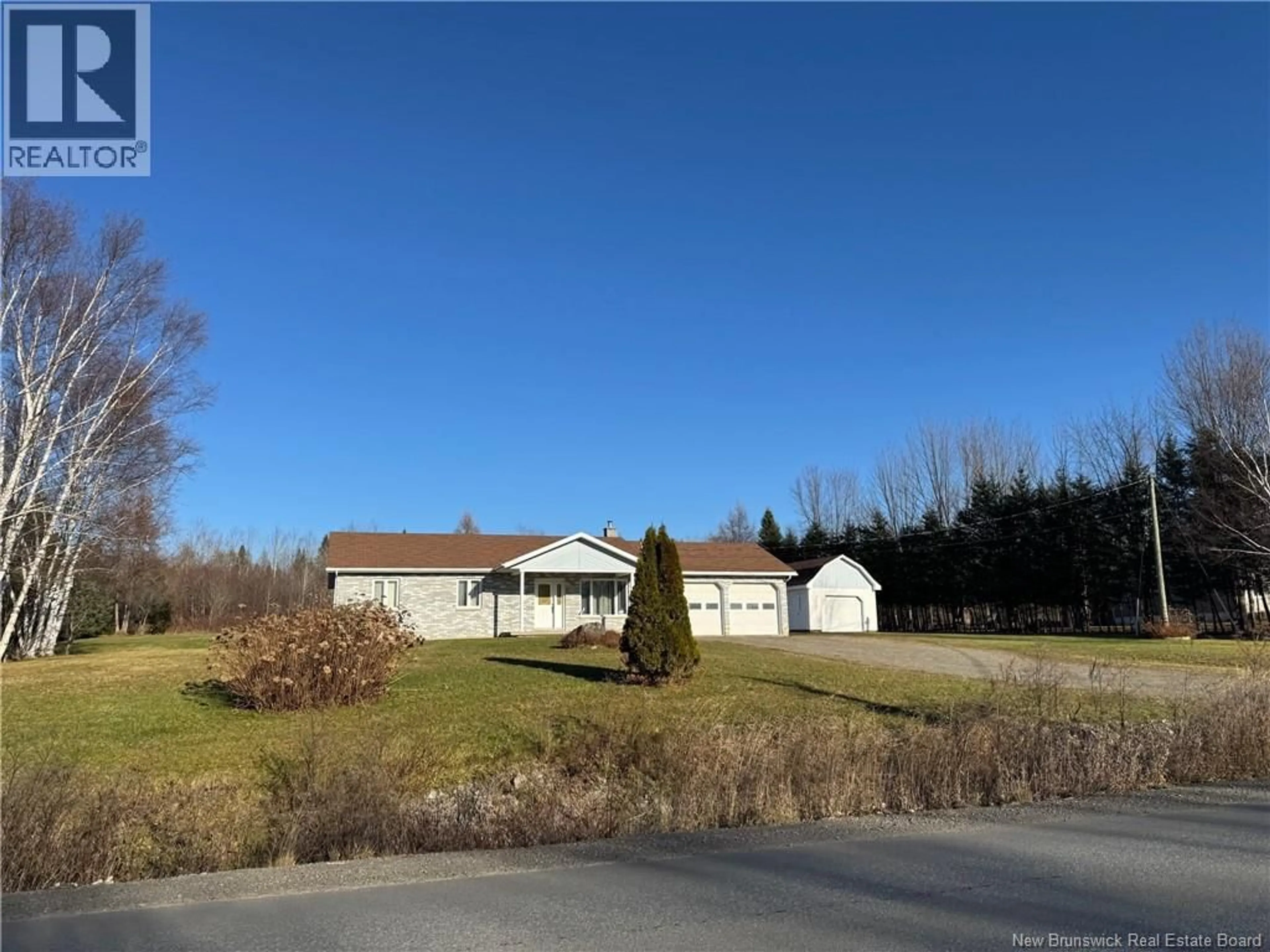 A pic from outside/outdoor area/front of a property/back of a property/a pic from drone, street for 11481 144 ROUTE ROUTE, Saint-Léonard-Parent New Brunswick E7E2N1