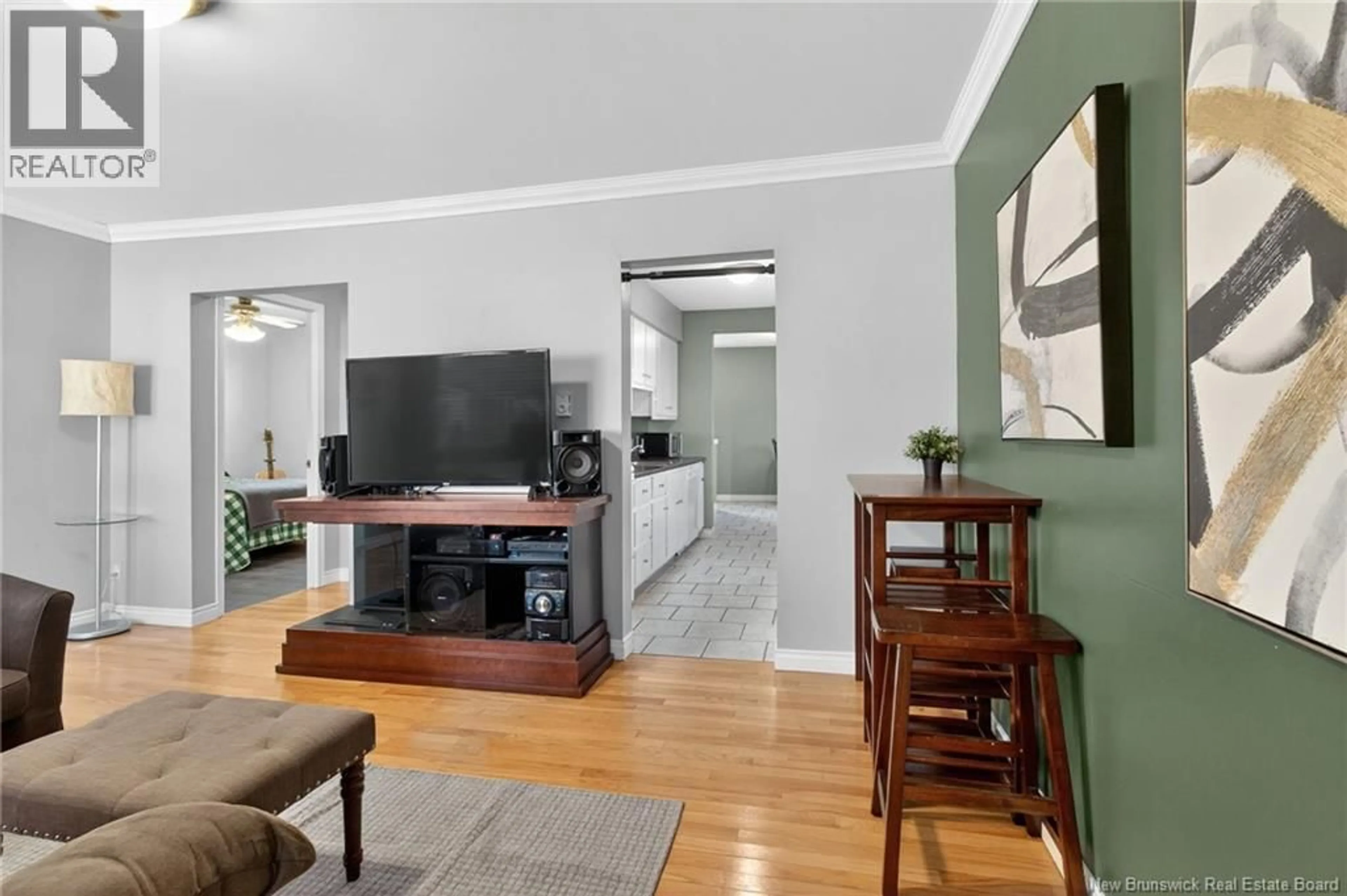 Living room with furniture, unknown for 76 LESLIE STREET, Moncton New Brunswick E1C6M5