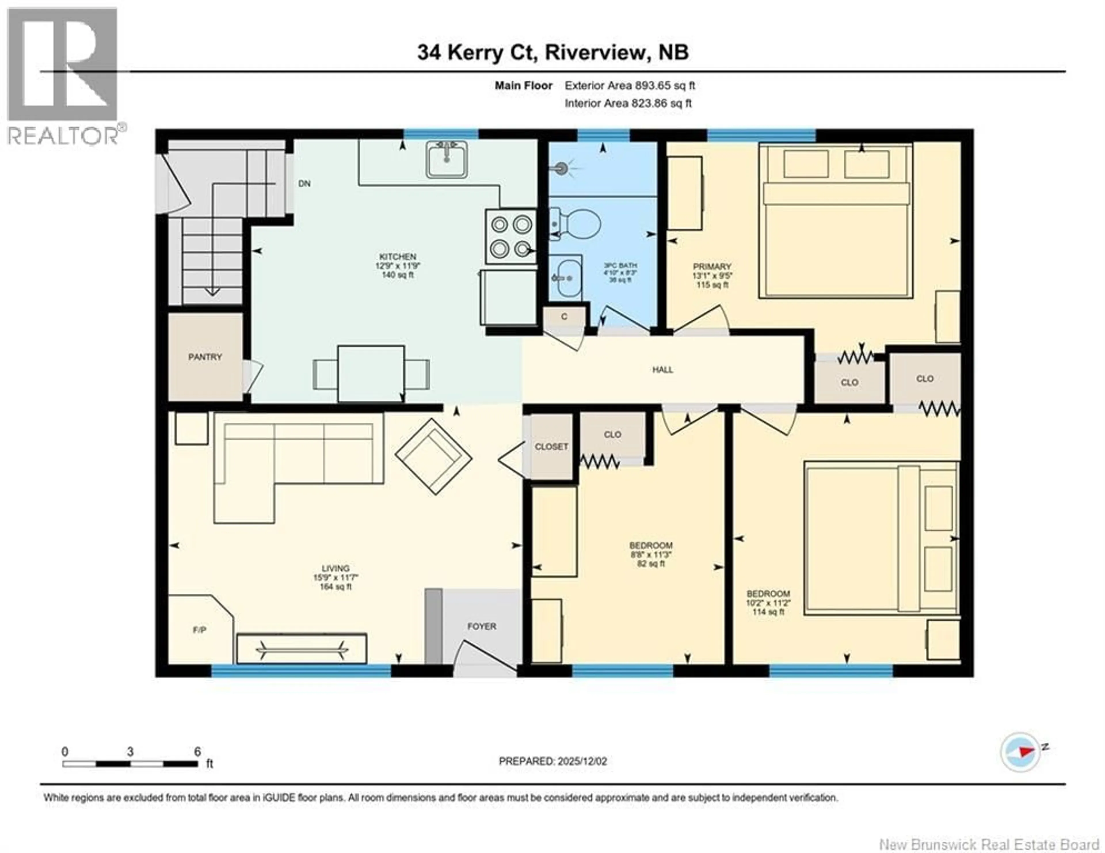 Floor plan for 34 KERRY COURT, Riverview New Brunswick E1B3P5