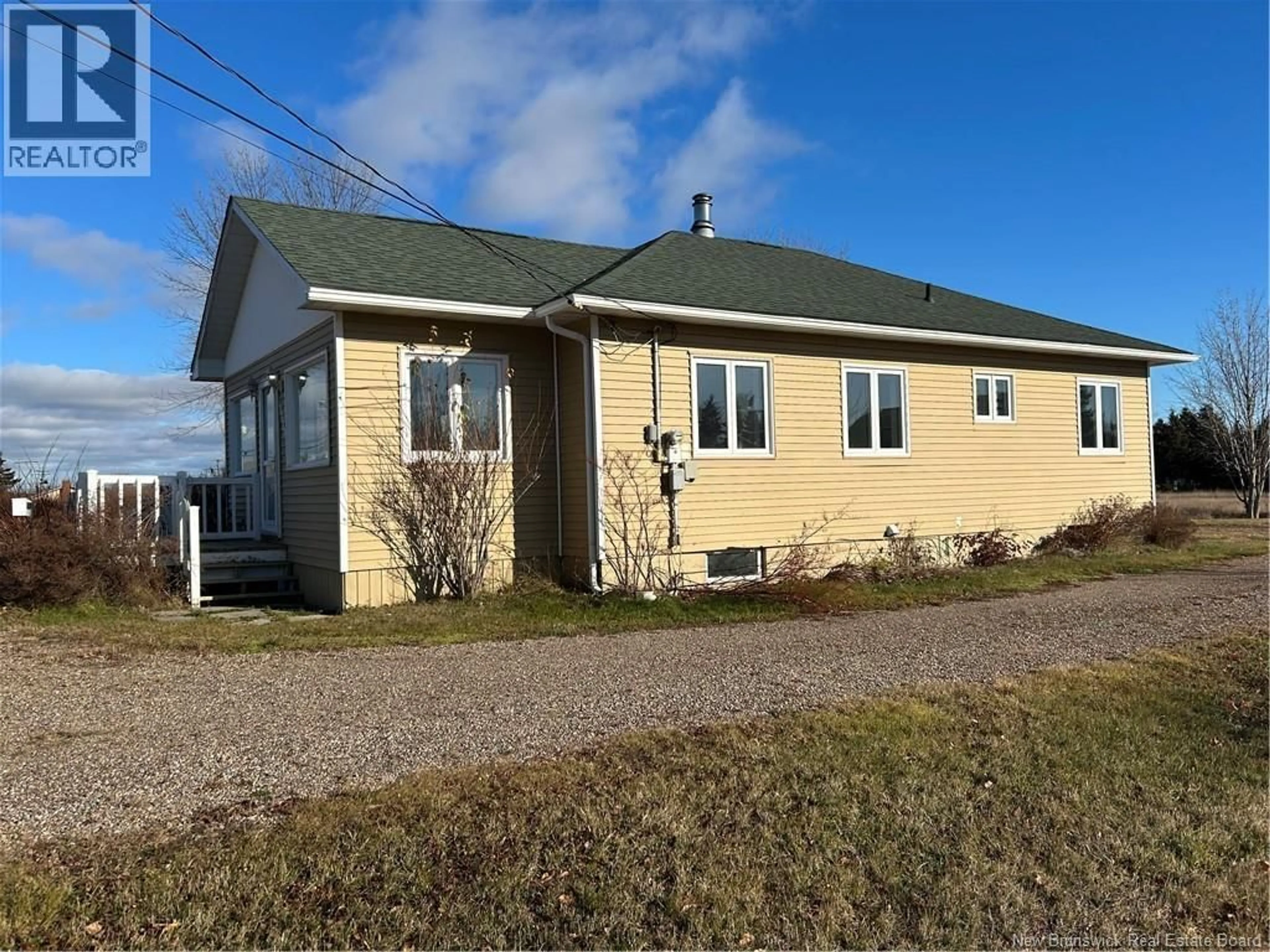 A pic from outside/outdoor area/front of a property/back of a property/a pic from drone, building for 10688 ROUTE 11, Six Roads New Brunswick E1X3C7