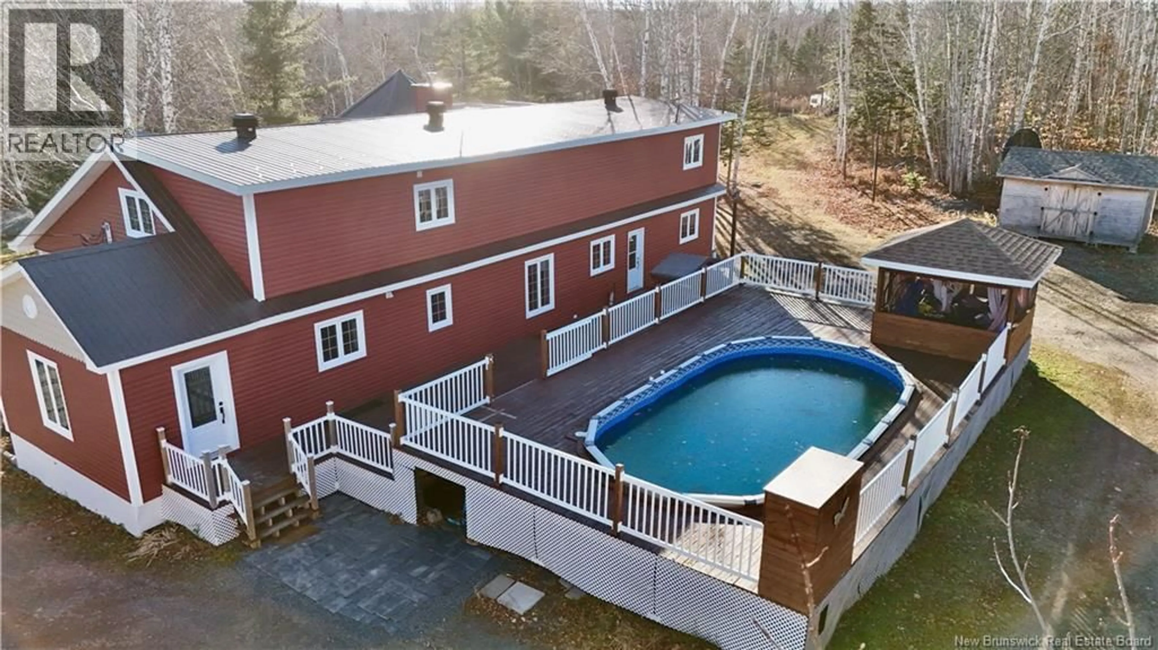 A pic from outside/outdoor area/front of a property/back of a property/a pic from drone, unknown for 2790 SORMANY, Sormany New Brunswick E8K2Z3