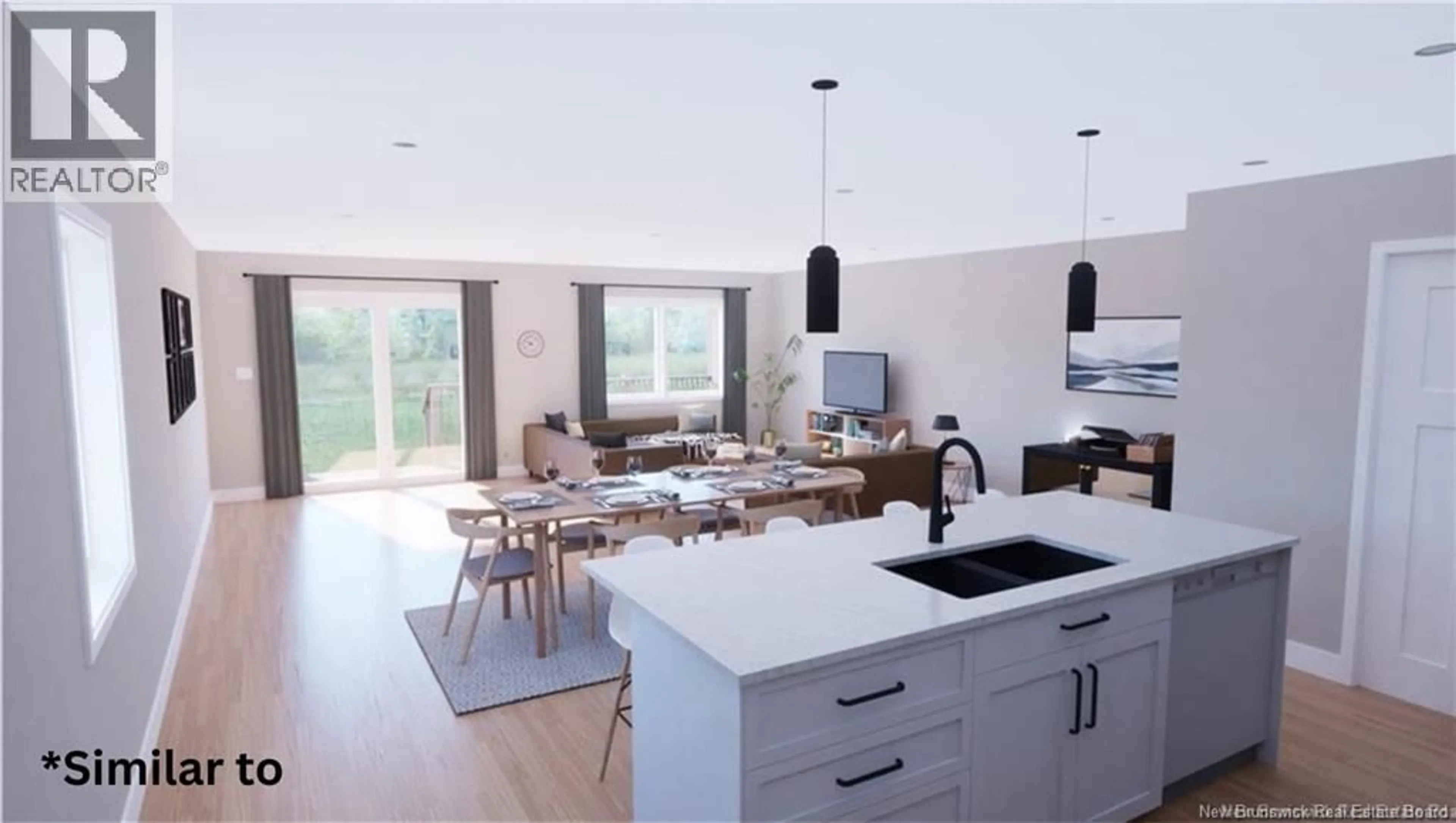 Open concept kitchen, unknown for 37 DOWNSVIEW DRIVE, Saint John New Brunswick E2M7X4