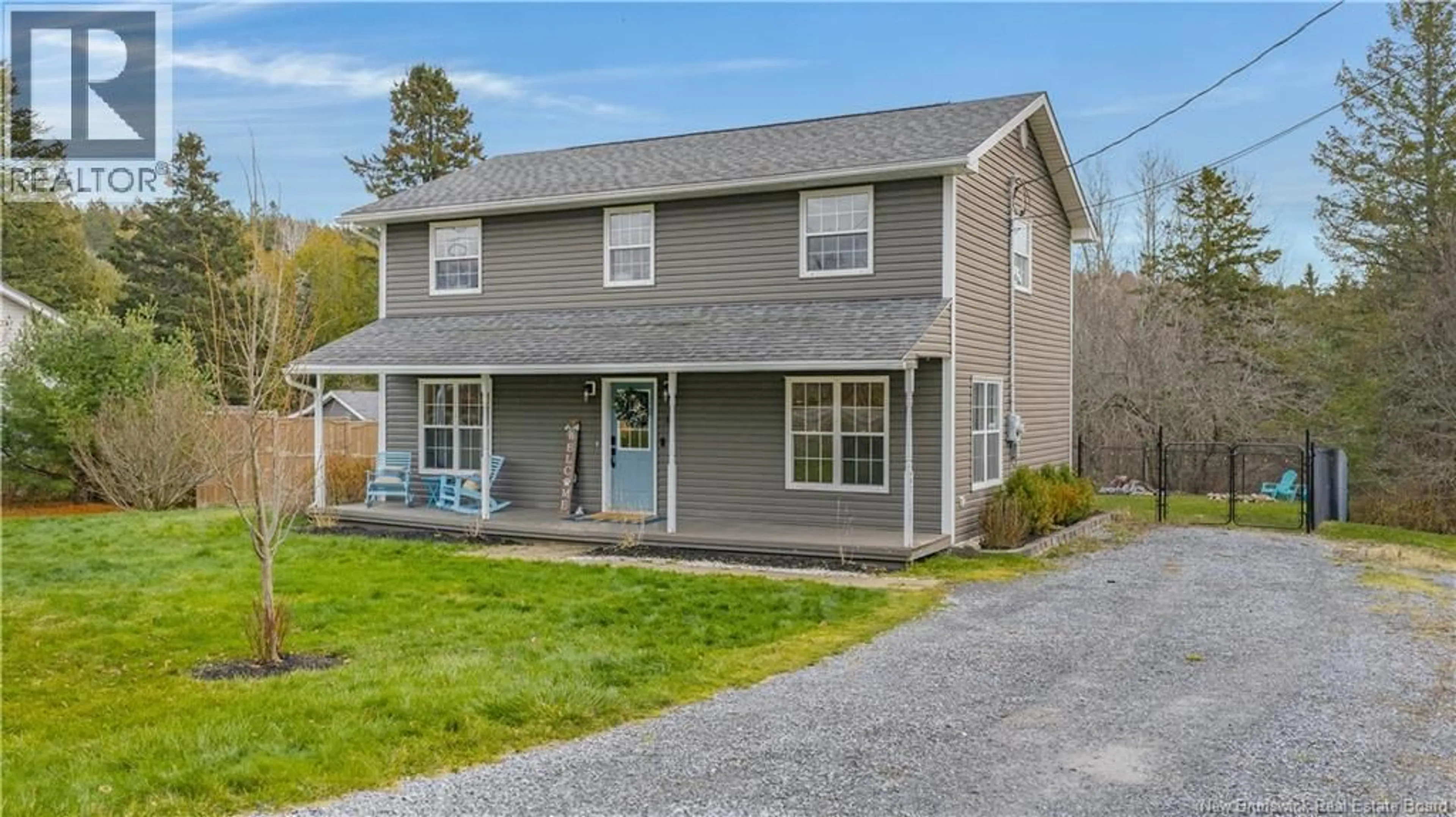 Home with vinyl exterior material, street for 16 MACKINNON DRIVE, Nauwigewauk New Brunswick E5N6X4