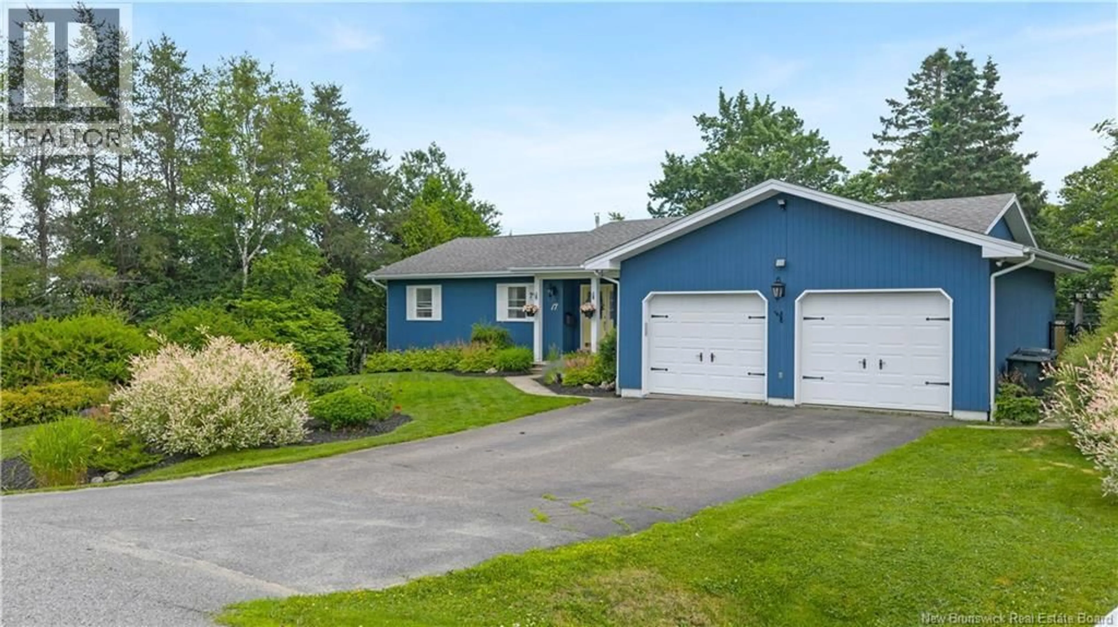 Home with vinyl exterior material, street for 17 MAPLECREST DRIVE, Rothesay New Brunswick E2H1K2