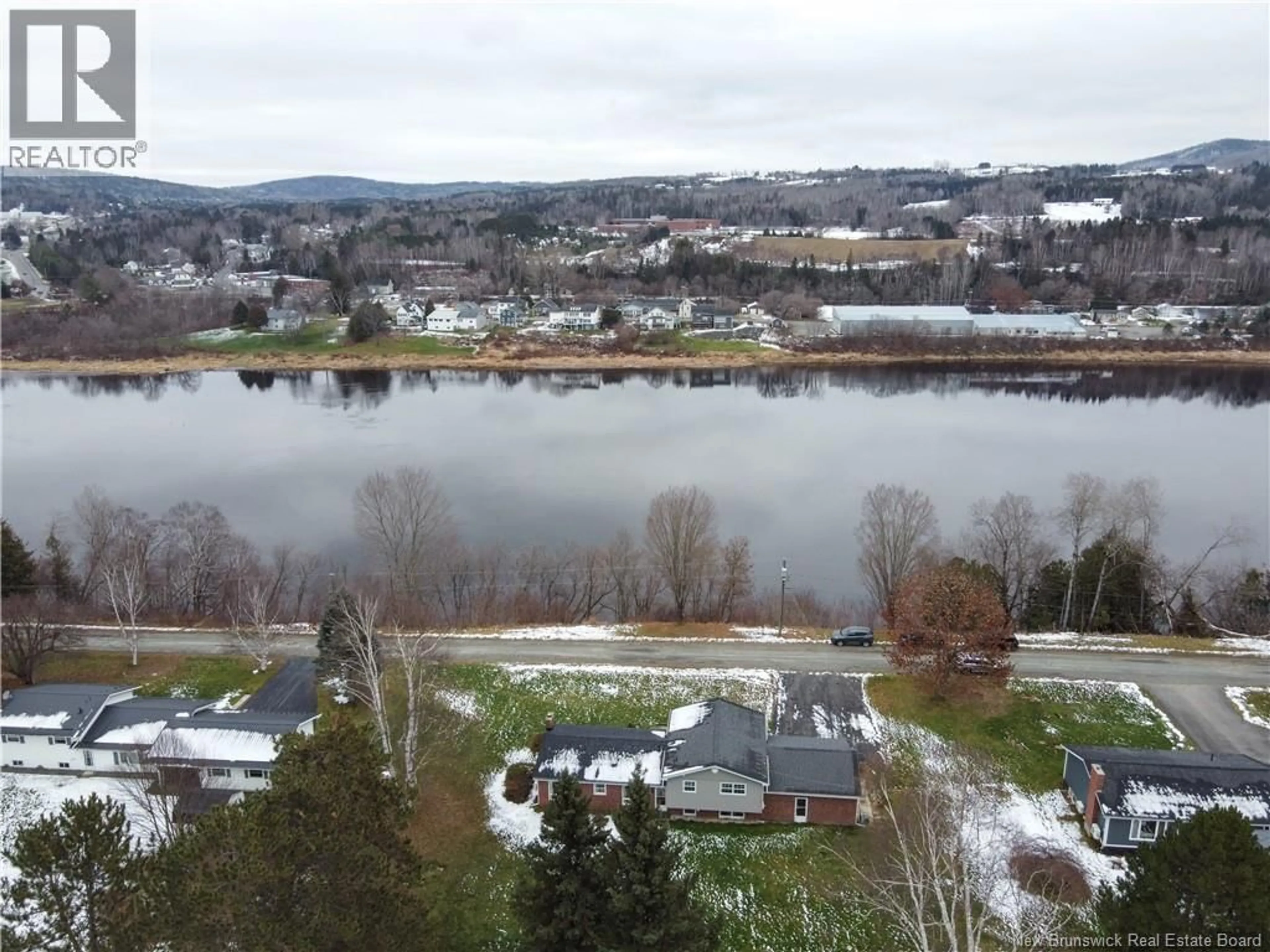 A pic from outside/outdoor area/front of a property/back of a property/a pic from drone, water/lake/river/ocean view for 28 CHESTER DRIVE, Wicklow New Brunswick E7L3V4