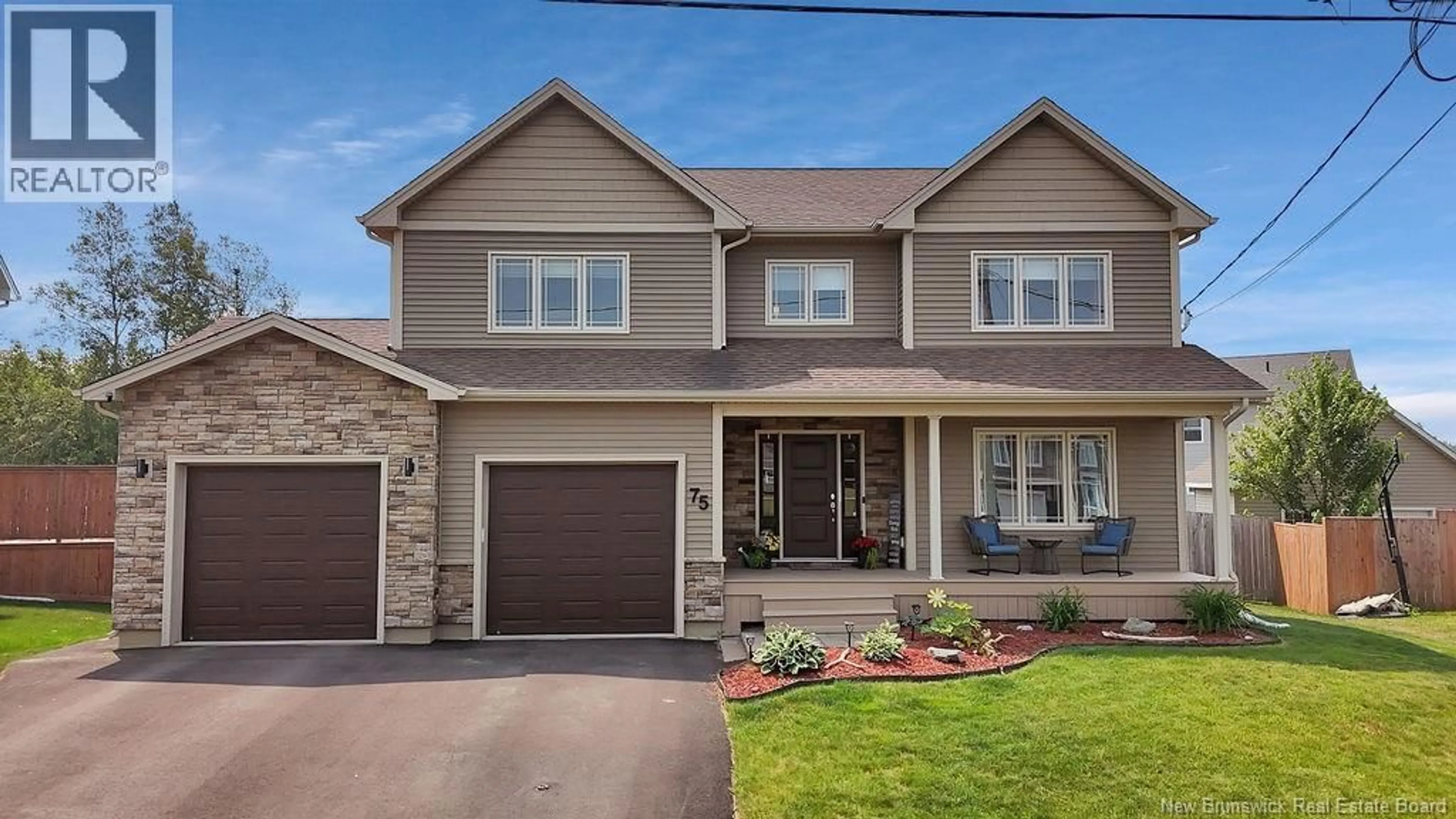 Home with brick exterior material, street for 75 SHIAJAN CRESCENT, Moncton New Brunswick E1G0L5