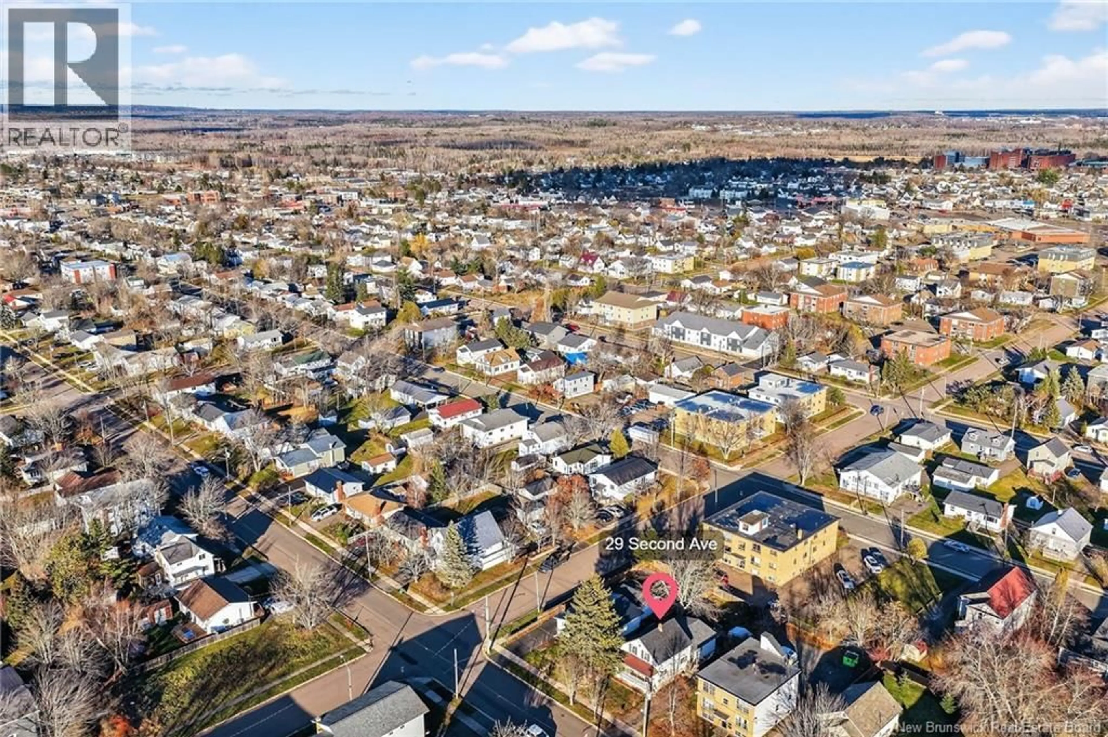 A pic from outside/outdoor area/front of a property/back of a property/a pic from drone, street for 29 SECOND AVENUE, Moncton New Brunswick E1C7X9