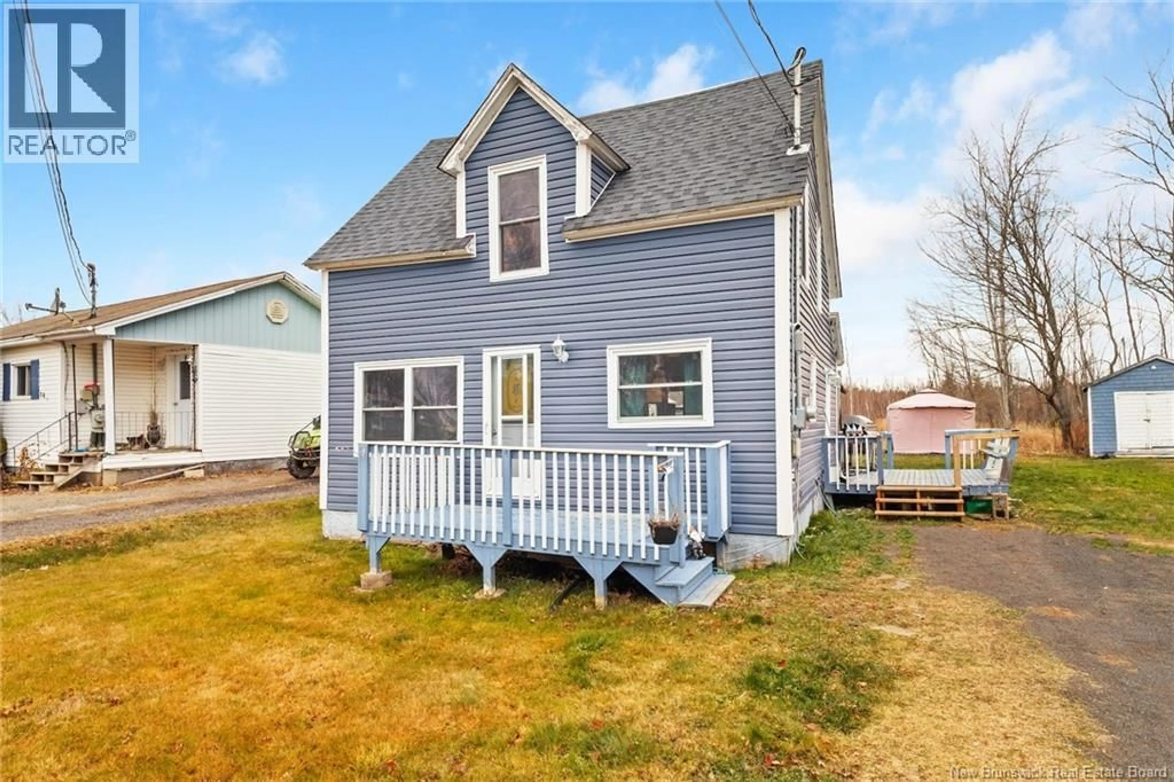 Home with vinyl exterior material, street for 278 SLOPE ROAD, Minto New Brunswick E4B3G8