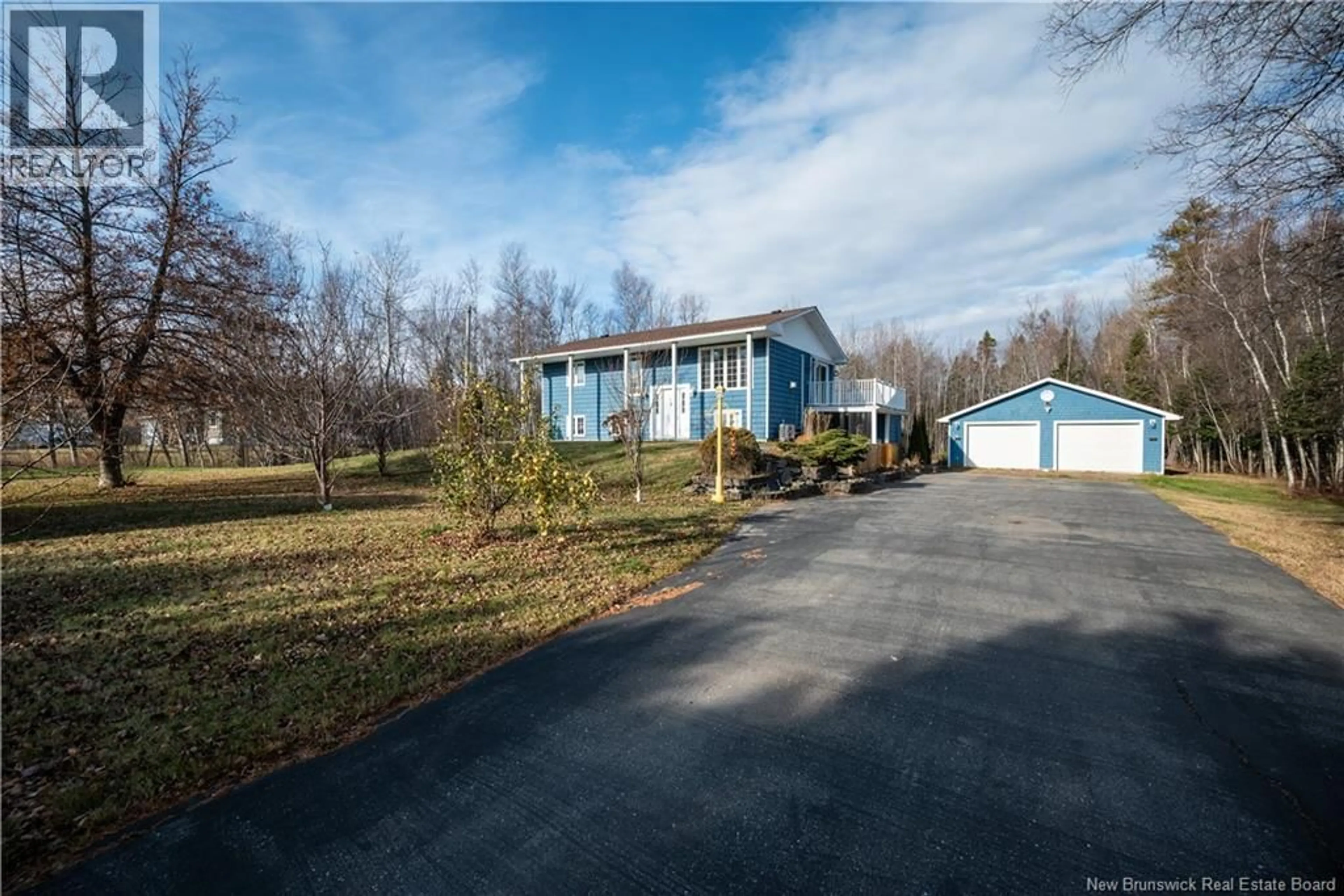 A pic from outside/outdoor area/front of a property/back of a property/a pic from drone, water/lake/river/ocean view for 90 SAINT-PAUL STREET, Rogersville New Brunswick E4Y1W2