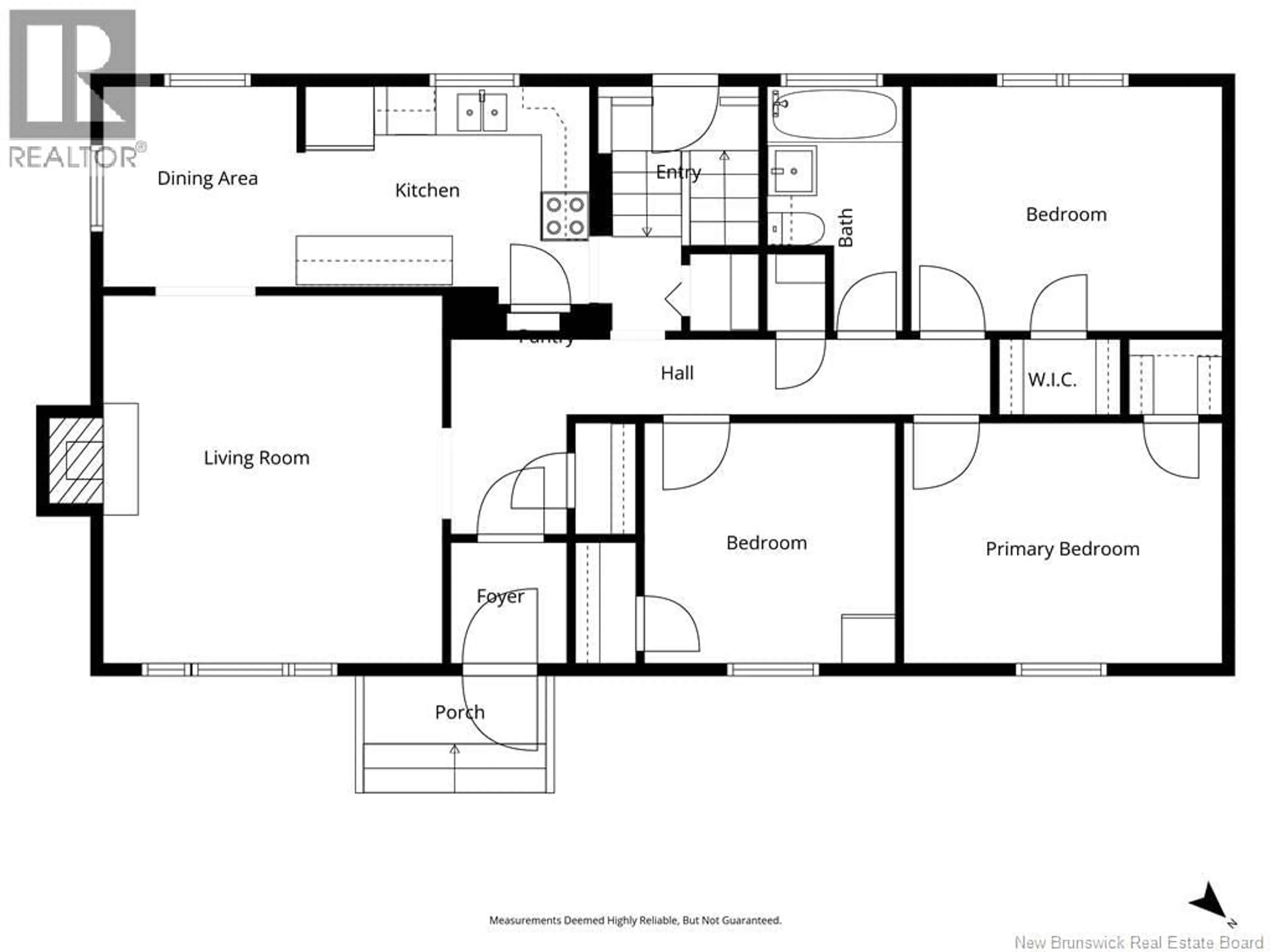Floor plan for 18 PARK DRIVE, Miramichi New Brunswick E1N2Y9