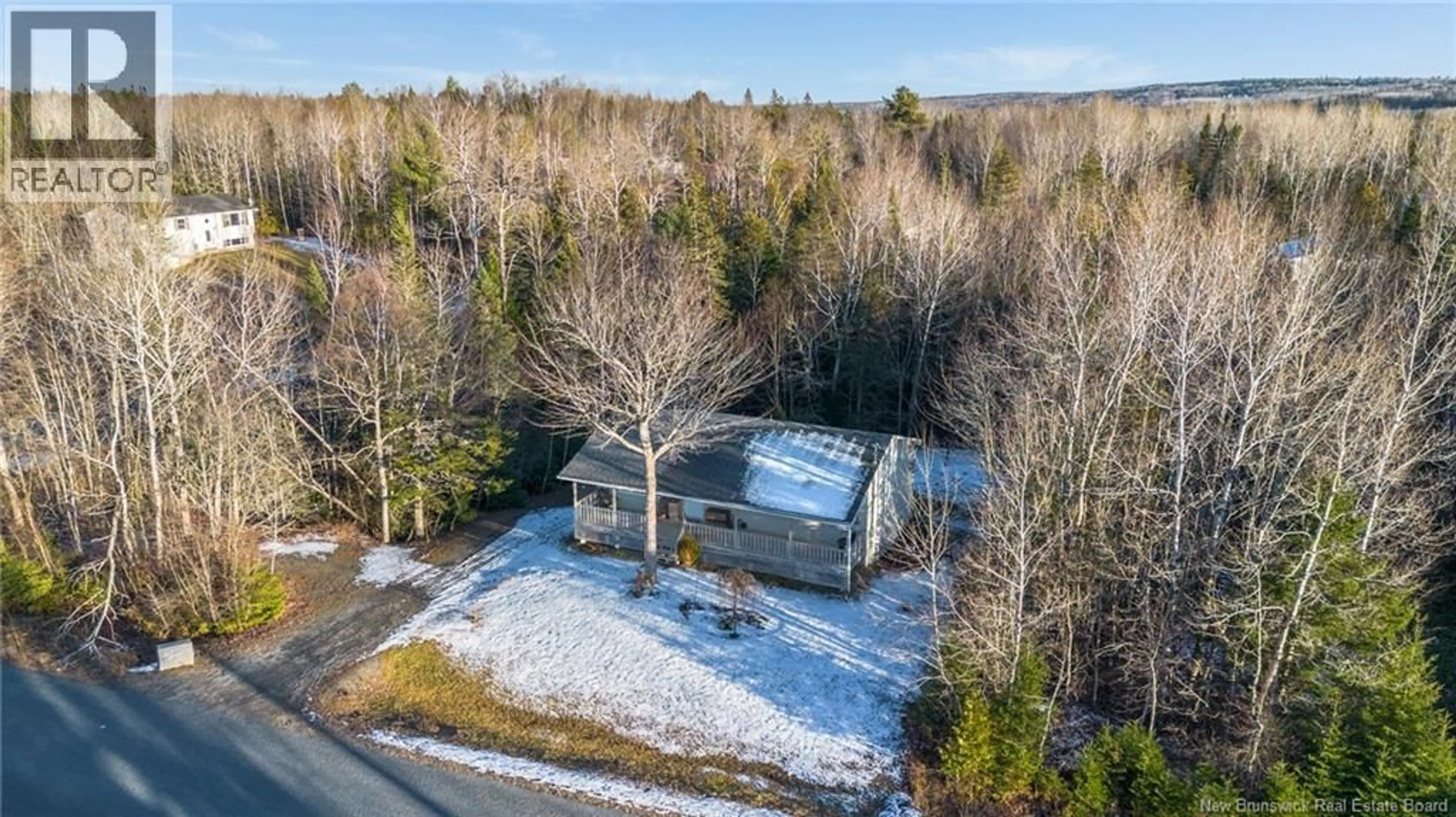 A pic from outside/outdoor area/front of a property/back of a property/a pic from drone, unknown for 12 LUCY LANE, Mazerolle Settlement New Brunswick E3E6Z2