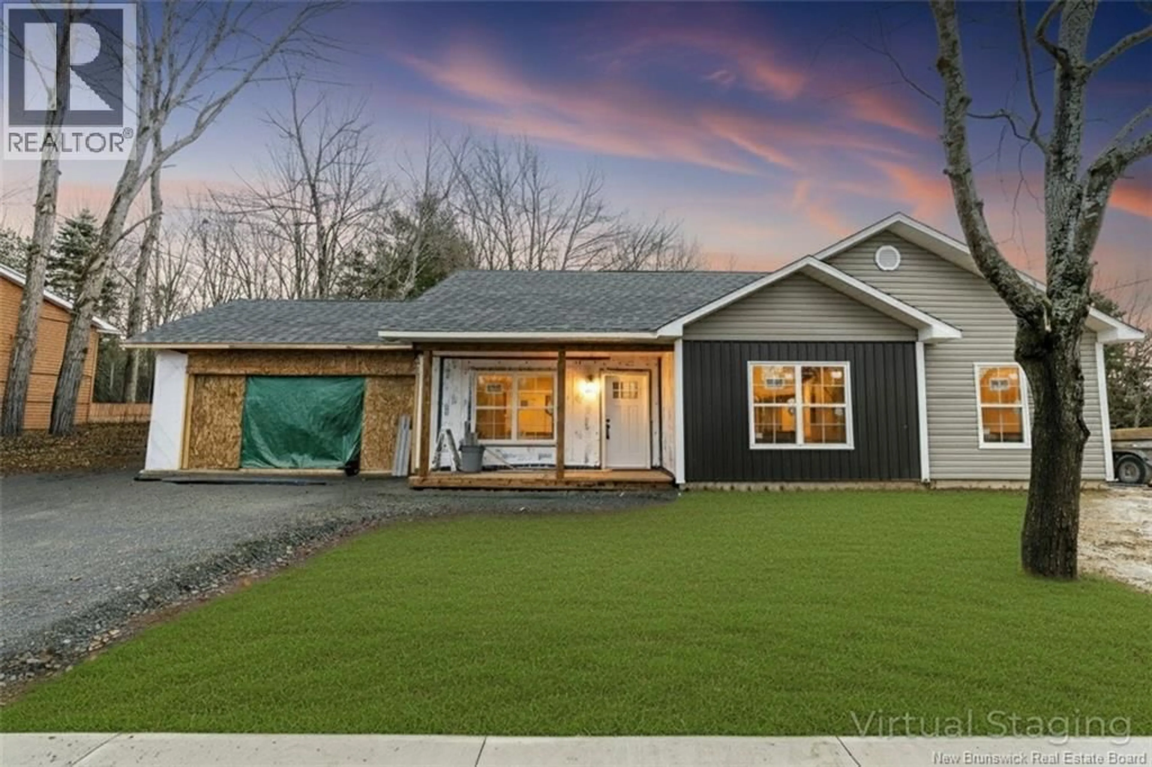 Home with vinyl exterior material, street for 4 GRANT STREET, Fredericton New Brunswick E3A4S5