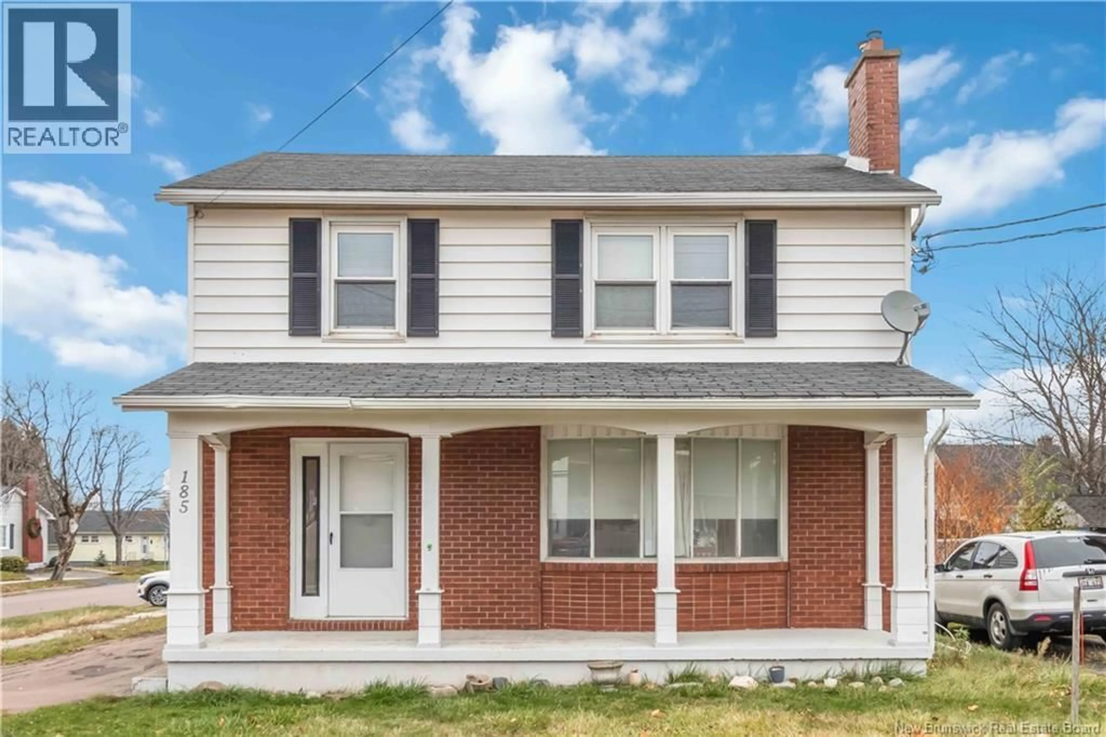 Home with vinyl exterior material, street for 185 WEST LANE, Moncton New Brunswick E1C6V1