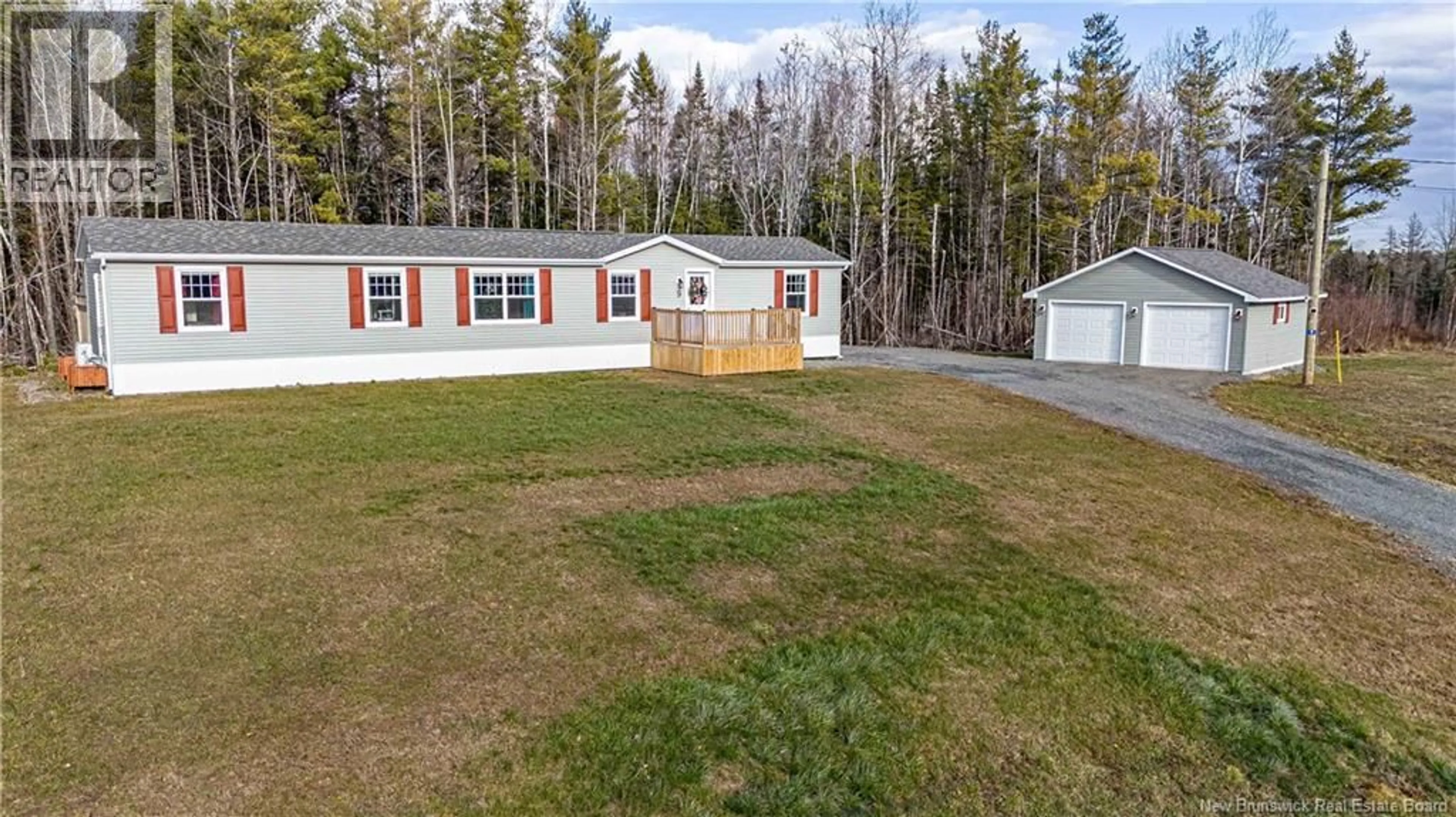A pic from outside/outdoor area/front of a property/back of a property/a pic from drone, unknown for 9 POPEYE COURT, Waterville New Brunswick E2V0L6