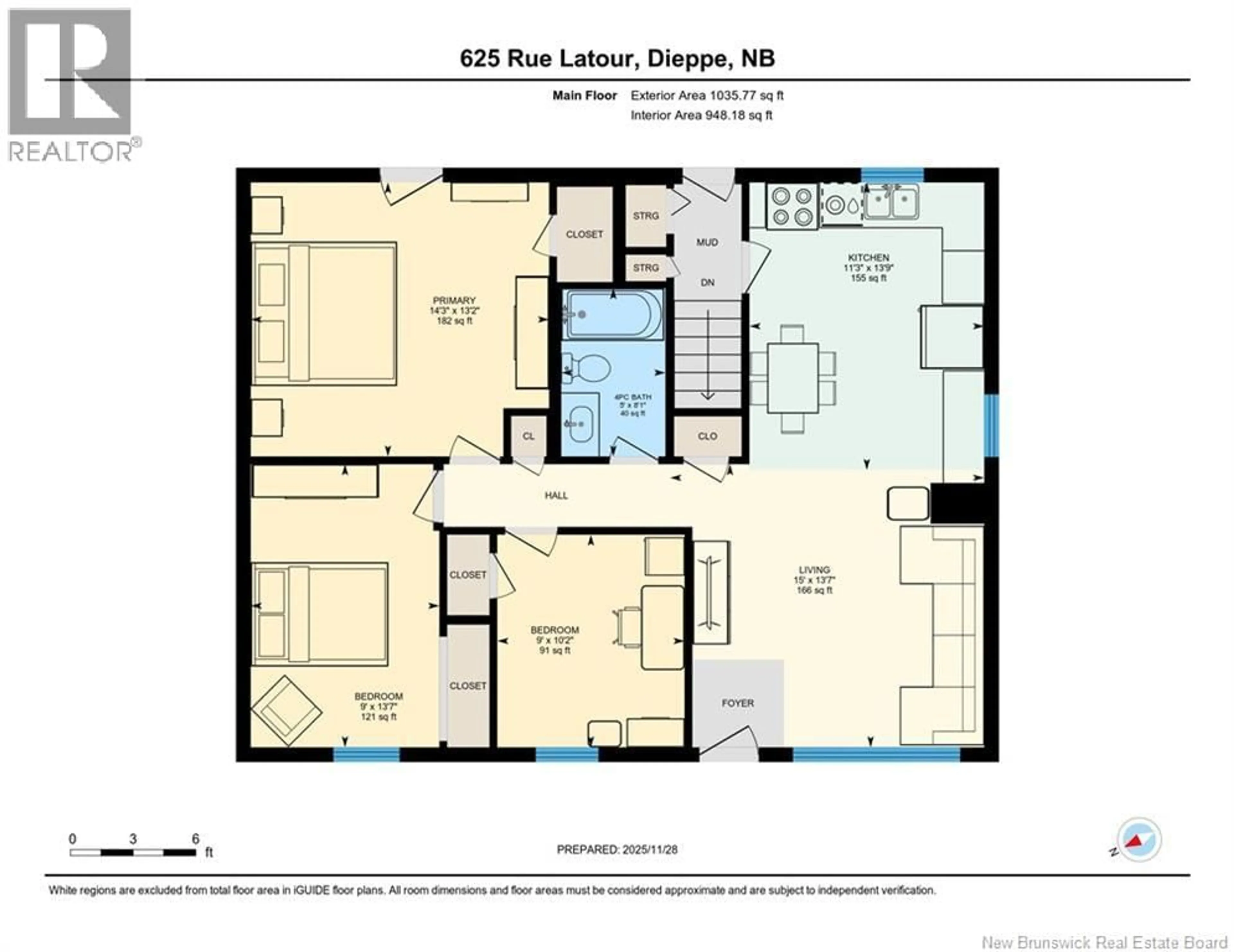 Floor plan for 625 LATOUR, Dieppe New Brunswick E1A2A5