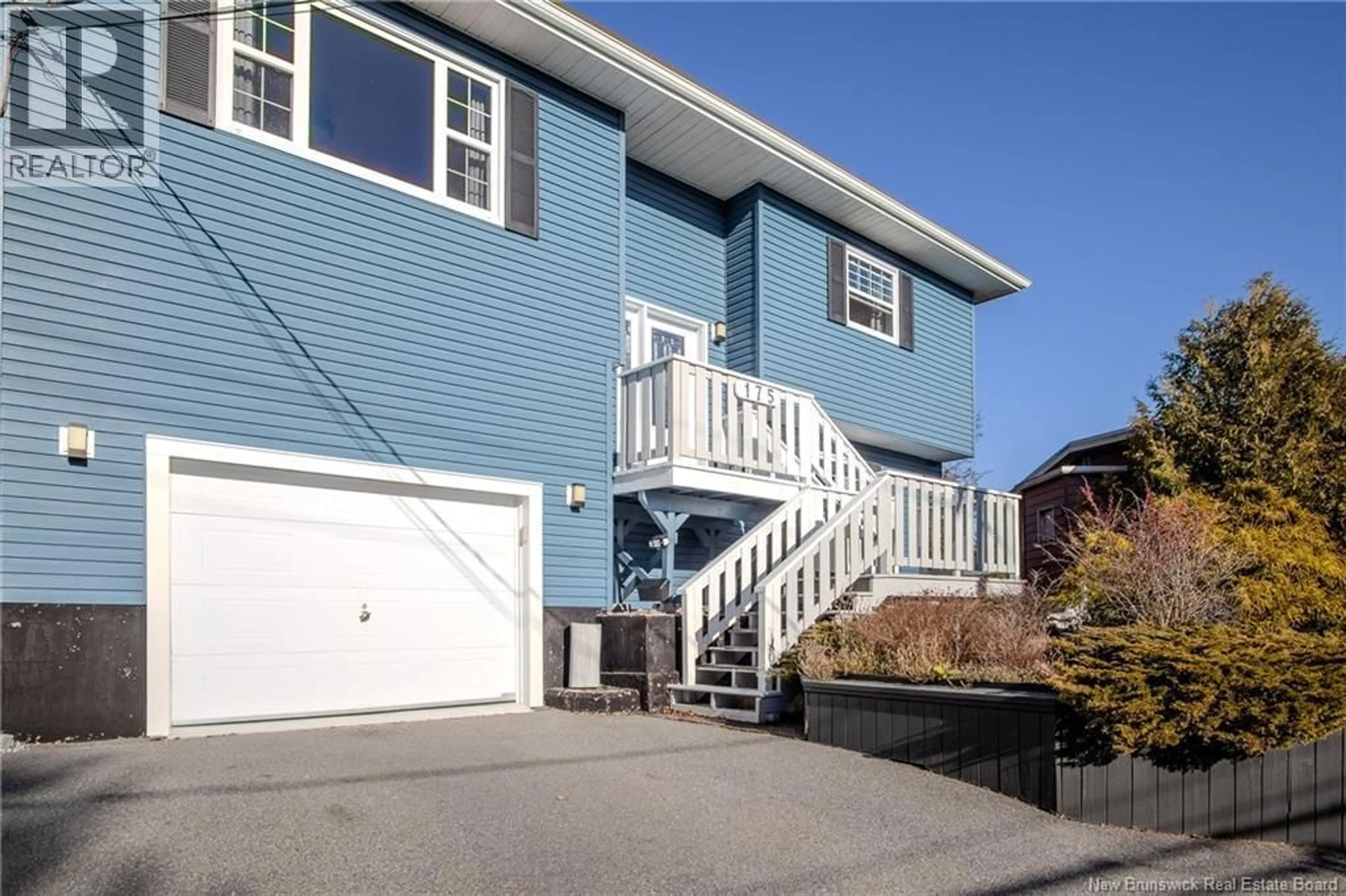Home with vinyl exterior material, street for 175 HIGHLAND ROAD, Saint John New Brunswick E2K1P8
