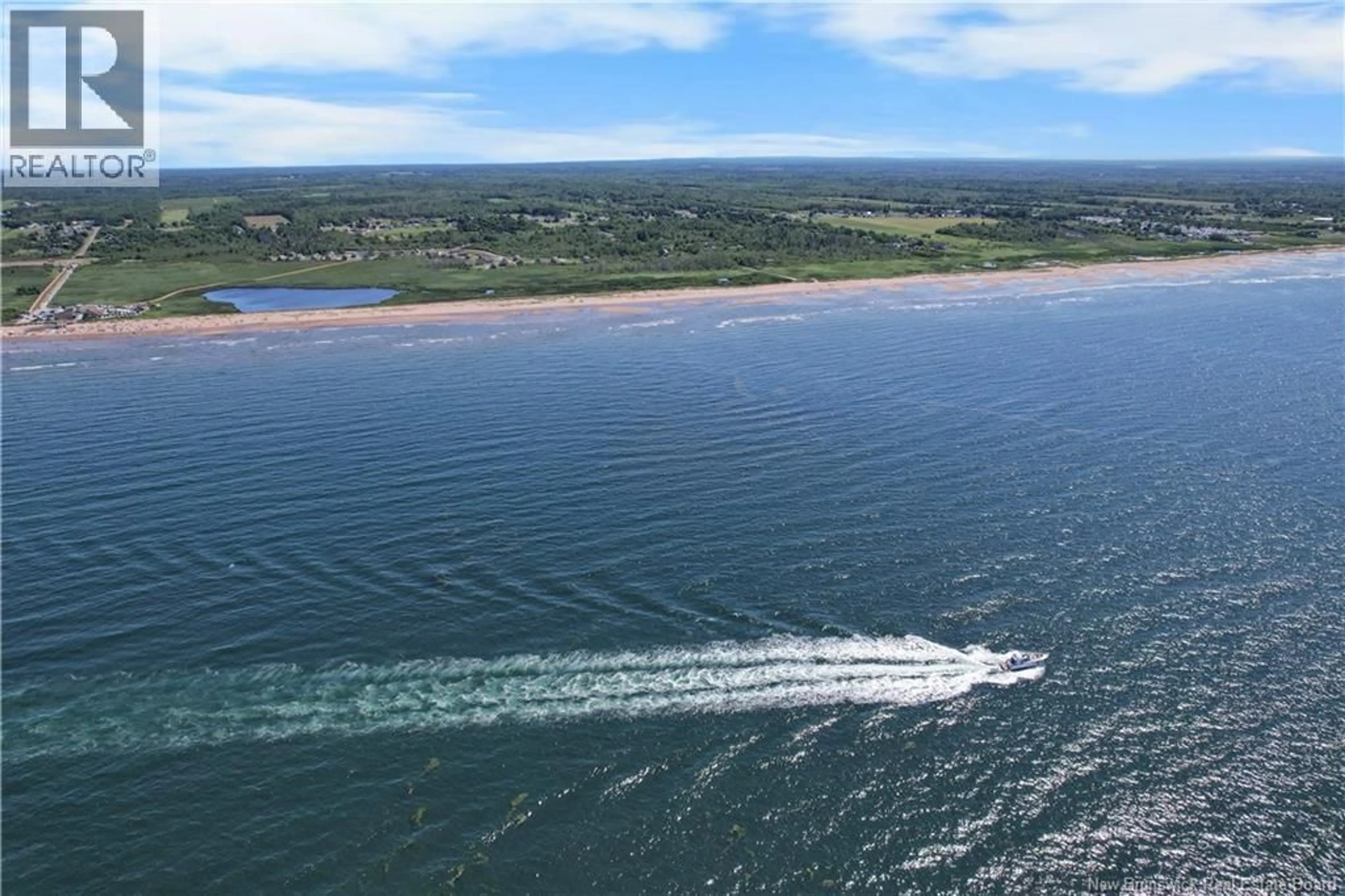 A pic from outside/outdoor area/front of a property/back of a property/a pic from drone, water/lake/river/ocean view for 2255 ACADIE ROAD, Cap-Pelé New Brunswick E4N1C6