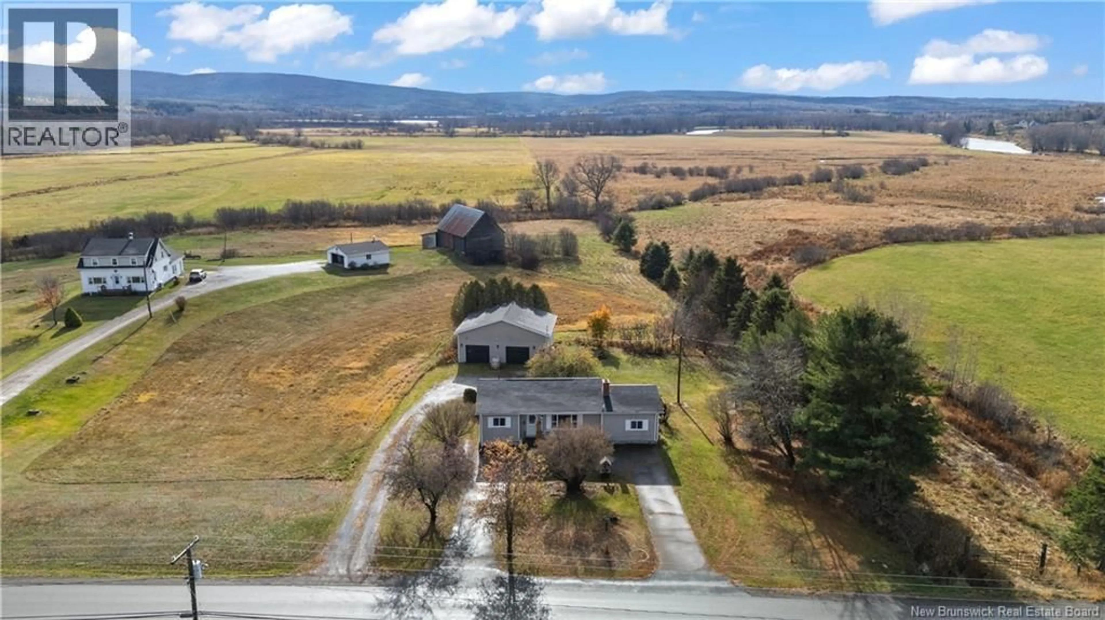 A pic from outside/outdoor area/front of a property/back of a property/a pic from drone, mountain view for 426 ROUTE 121, Bloomfield New Brunswick E5N4T4