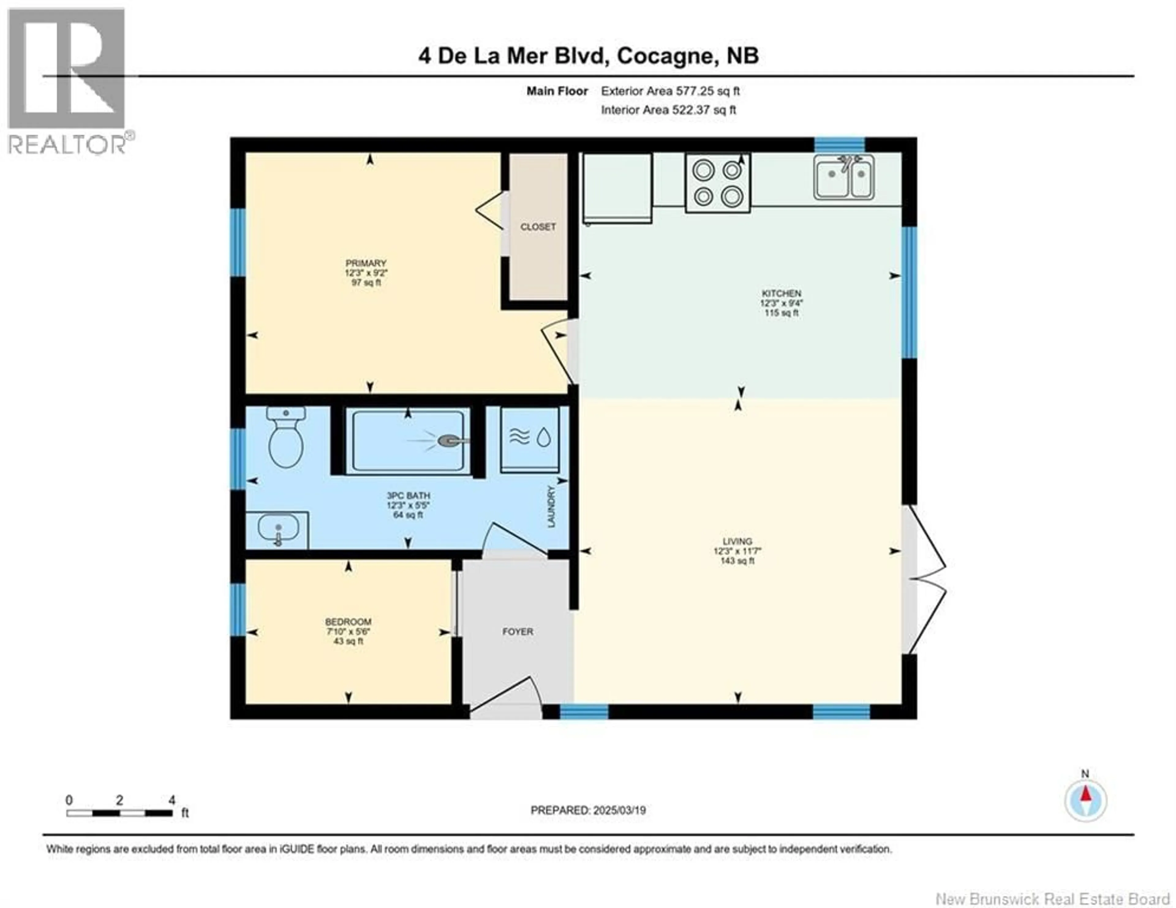 Floor plan for 4 DE LA MER BOULEVARD, Cocagne New Brunswick E4R2L9