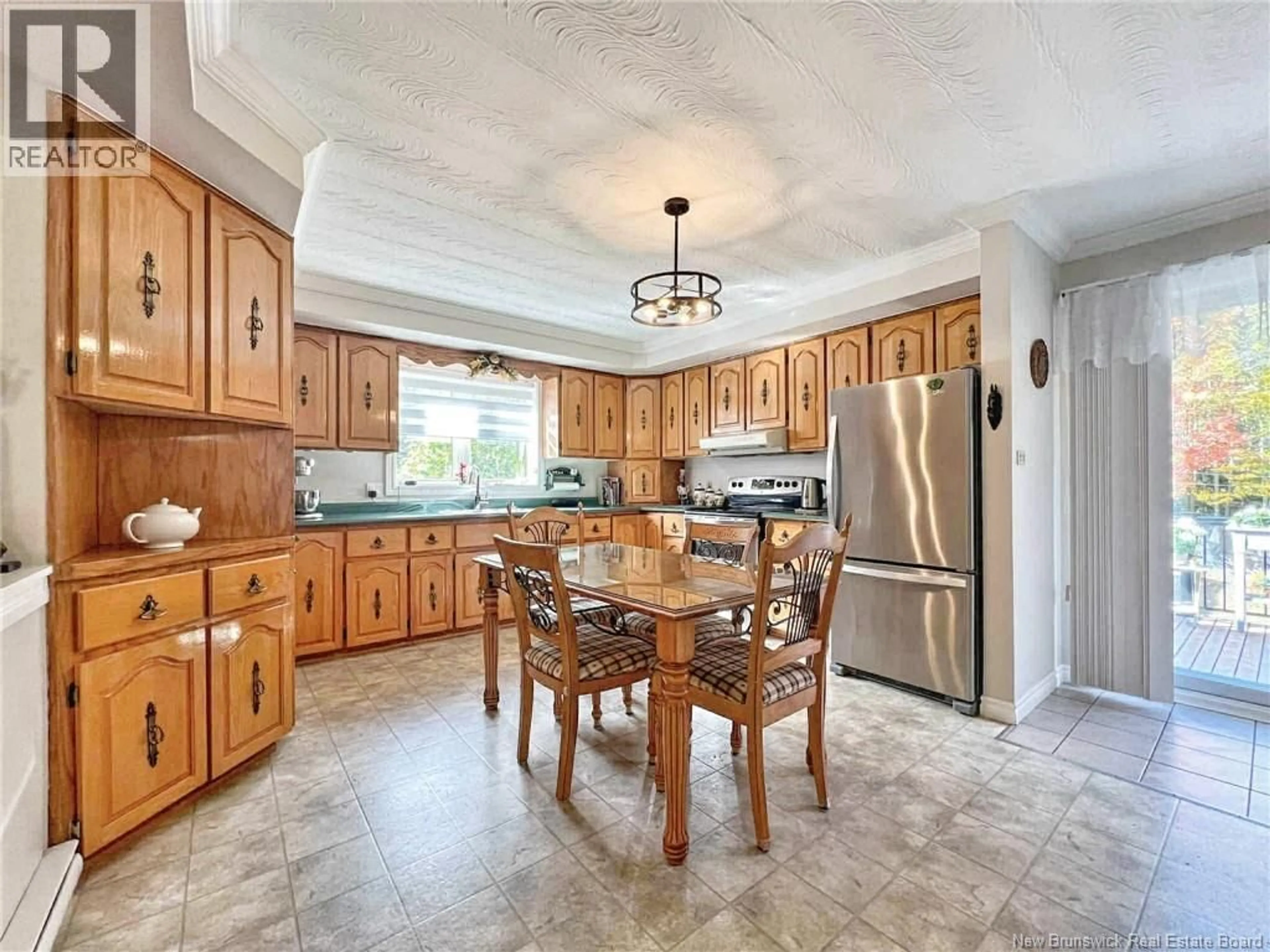 Open concept kitchen, ceramic/tile floor for 81 HAUT-SAINT-SIMON ROAD, Saint-Simon New Brunswick E8P1Y8