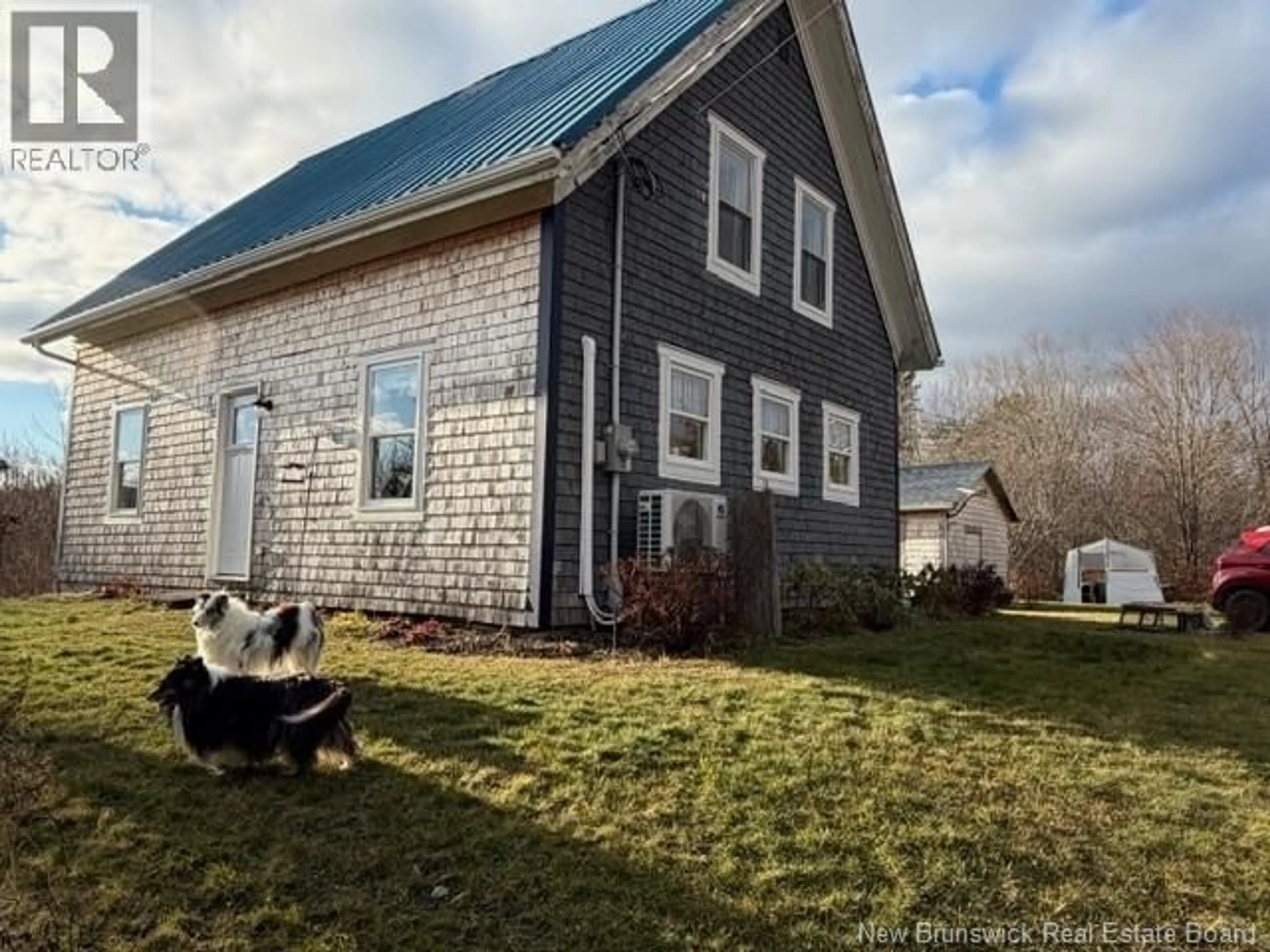 A pic from outside/outdoor area/front of a property/back of a property/a pic from drone, street for 720 BOYD ROAD, Elmsville New Brunswick E5A1M8