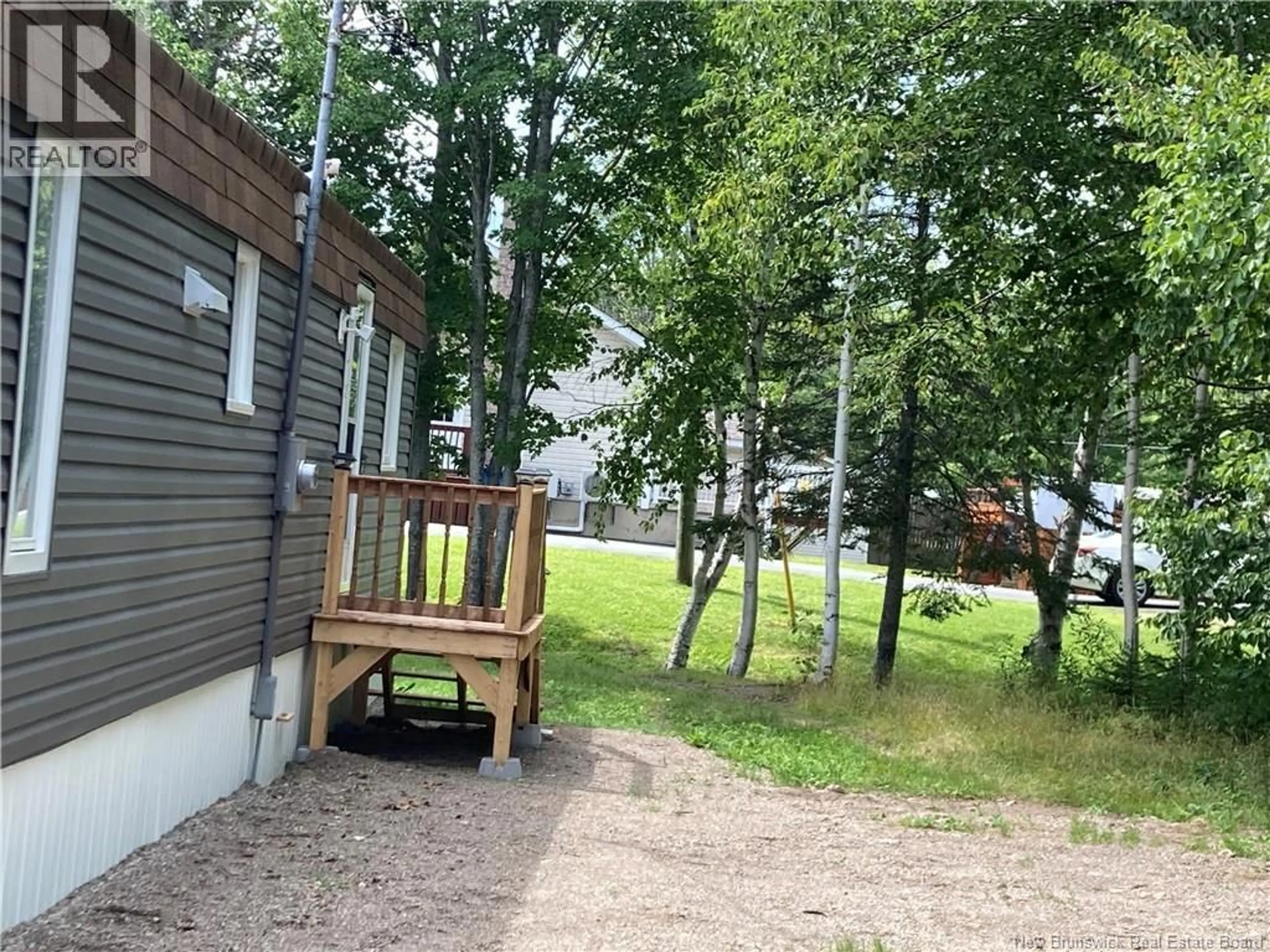 Patio, forest/trees view for 263 ROUTE 160 ROUTE, Allardville New Brunswick E8L1J1