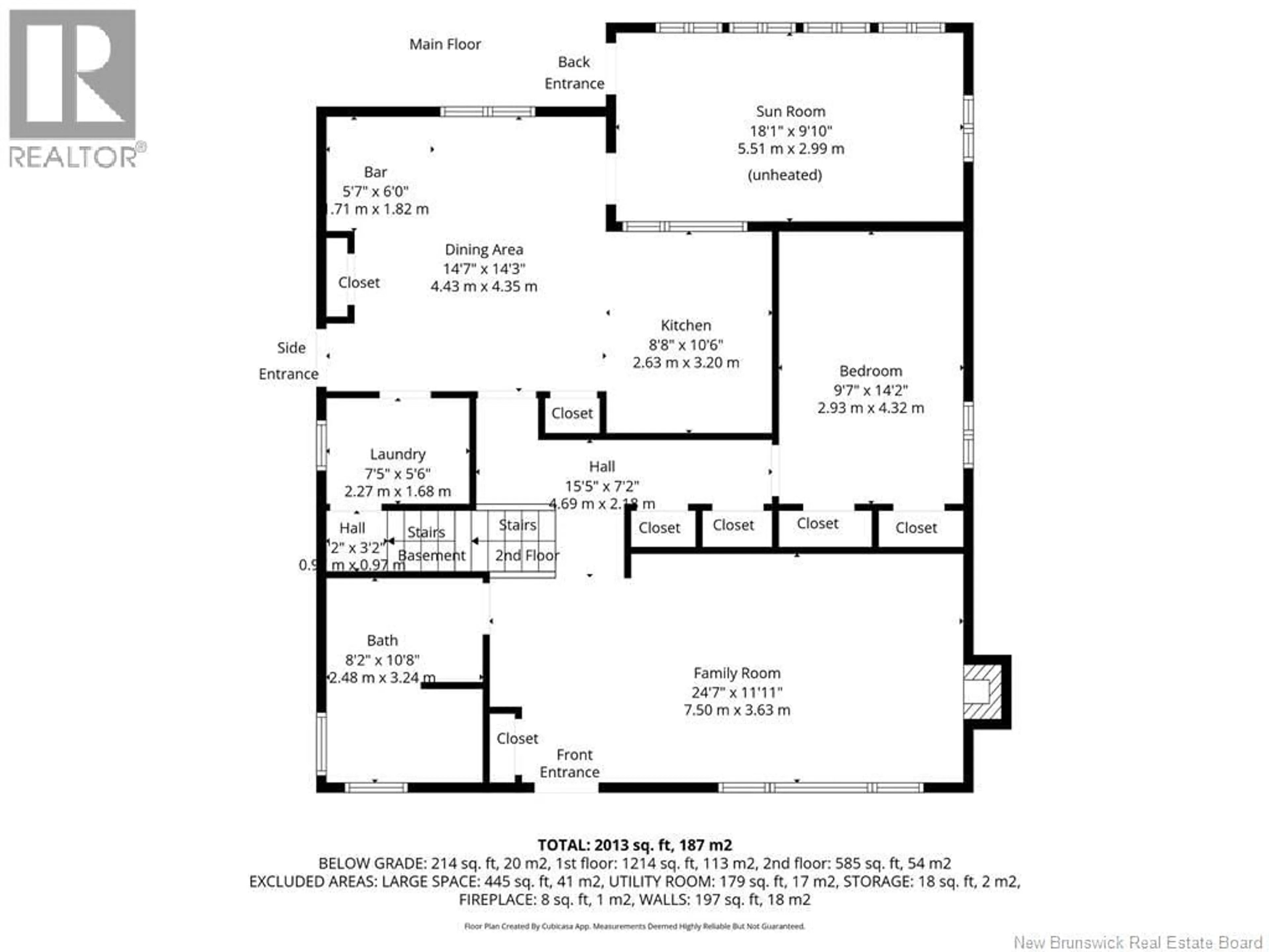 Floor plan for 104 ARRAN STREET, Campbellton New Brunswick E3N1L8