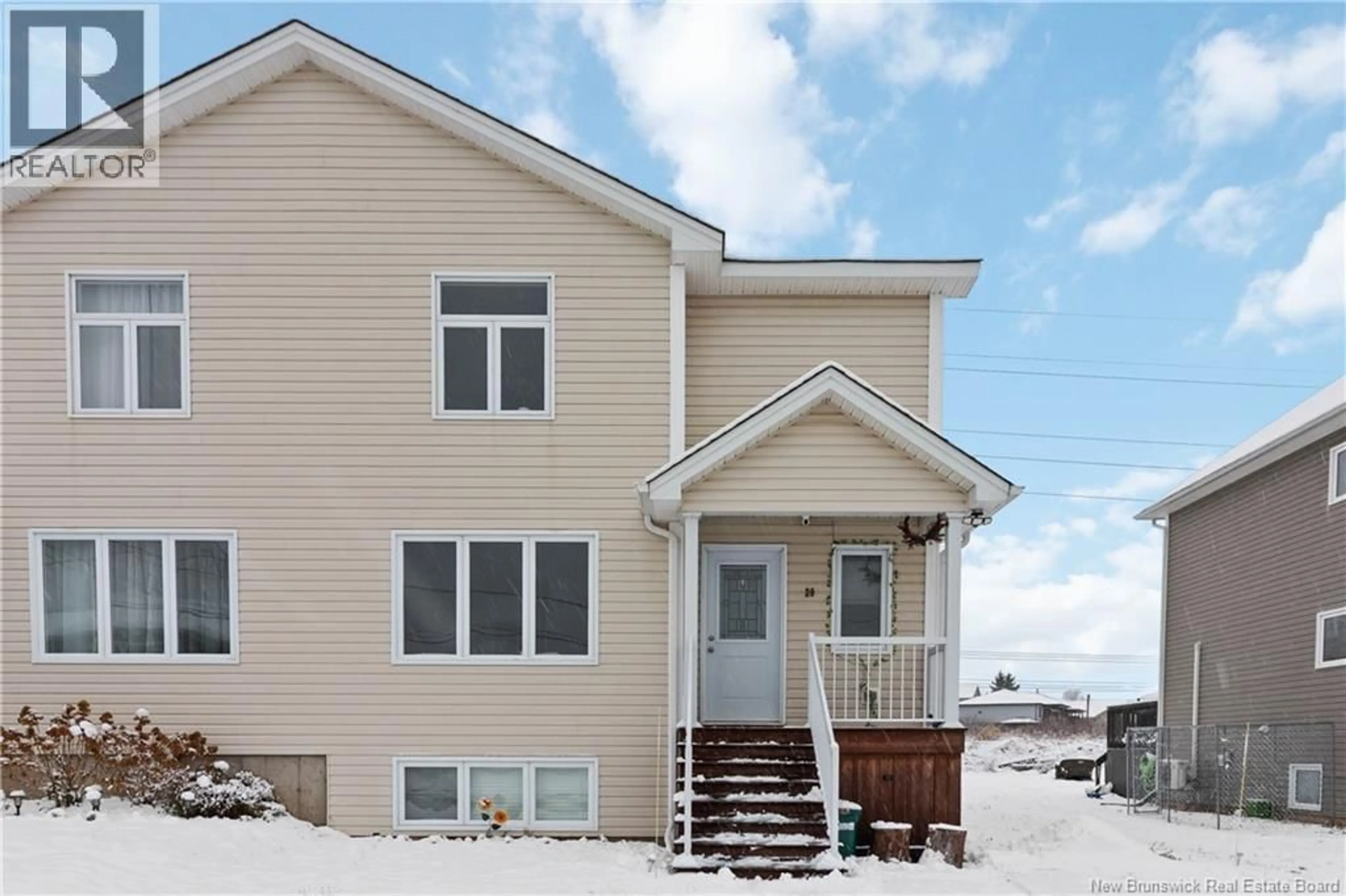 Home with vinyl exterior material, street for 29 STILLWATER DRIVE, Moncton New Brunswick E1E0E3